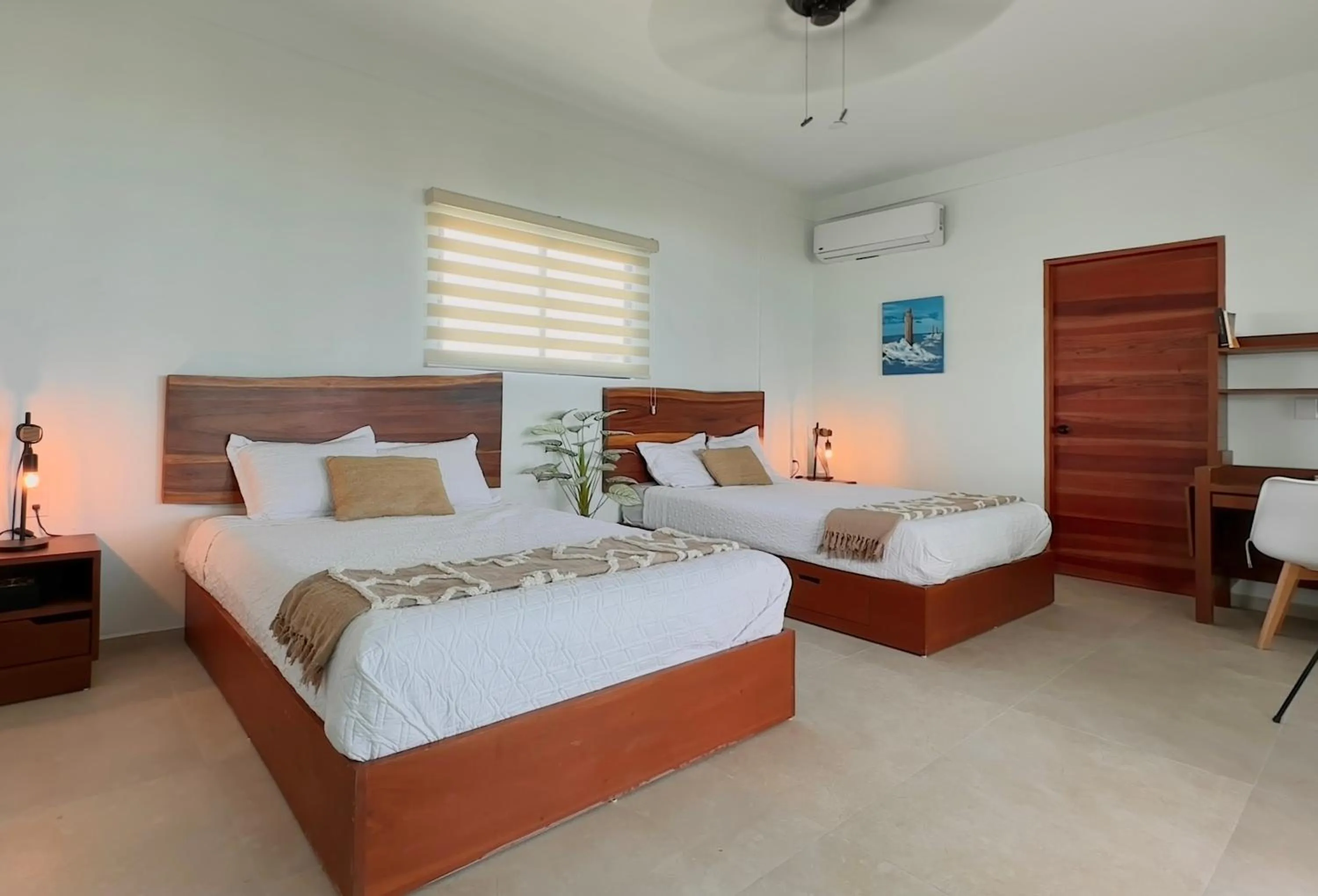 Bed in Villas Amanecer by Andiani Travel