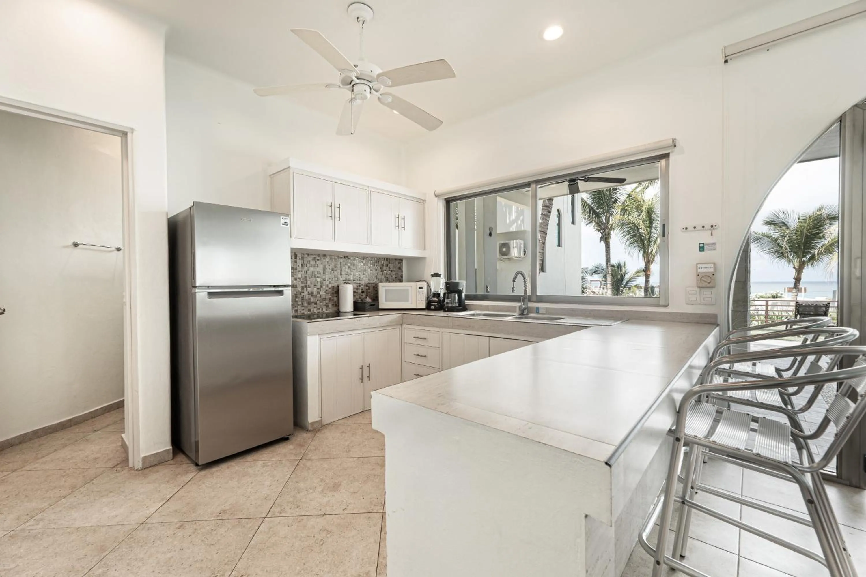 Kitchen or kitchenette in Villas Amanecer by Andiani Travel