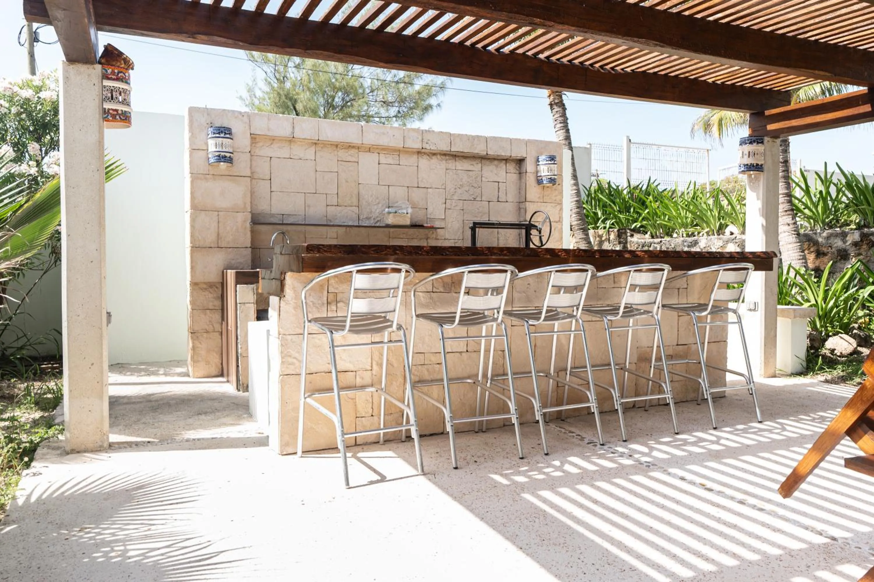 Patio in Villas Amanecer by Andiani Travel