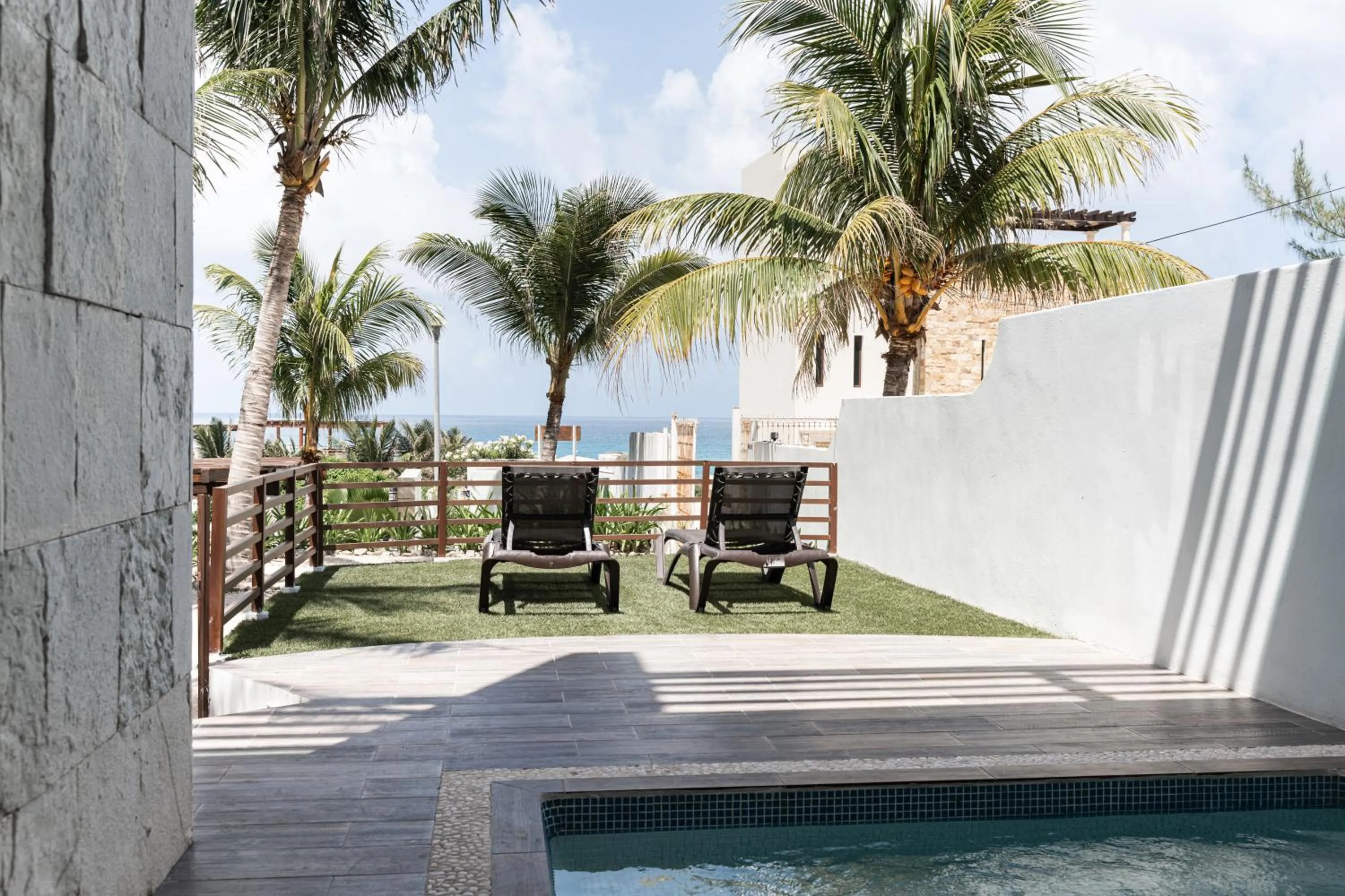 Patio in Villas Amanecer by Andiani Travel