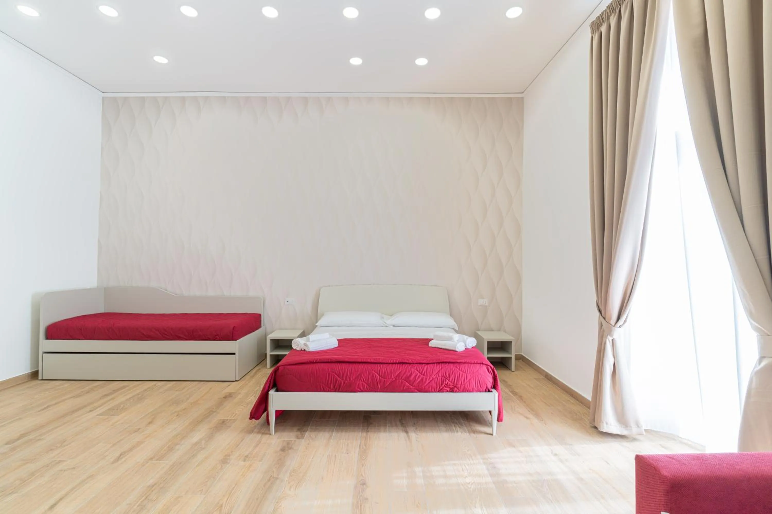 Bed in Toto e Peppino Luxury Rooms