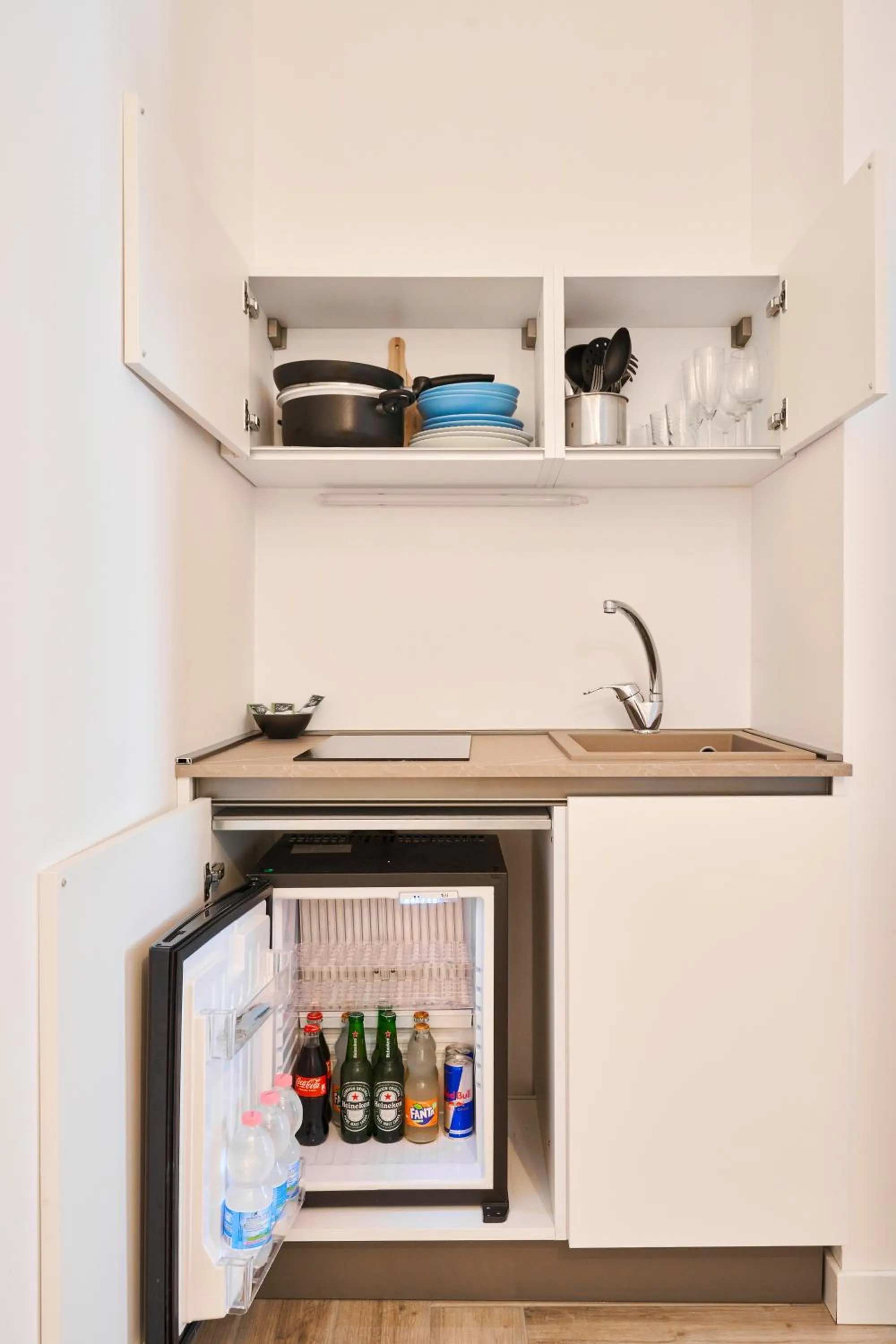 Kitchen or kitchenette in Toto e Peppino Luxury Rooms