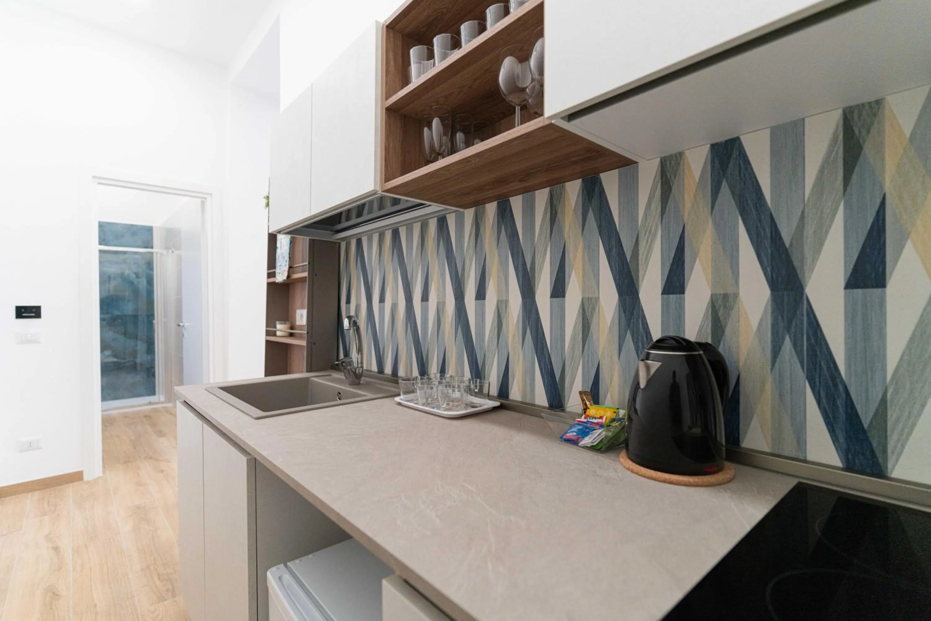 kitchen in Toto e Peppino Luxury Rooms