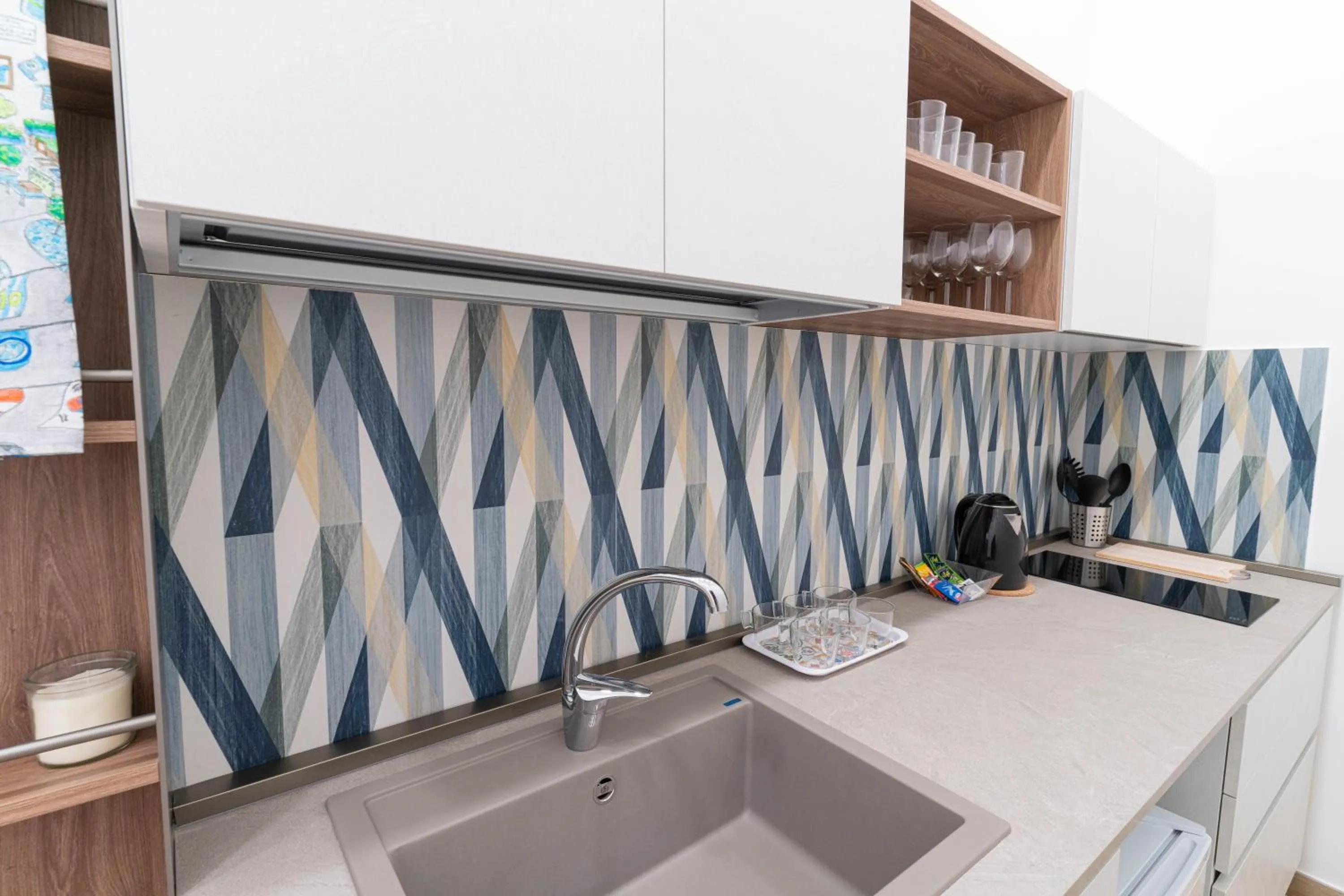 kitchen in Toto e Peppino Luxury Rooms