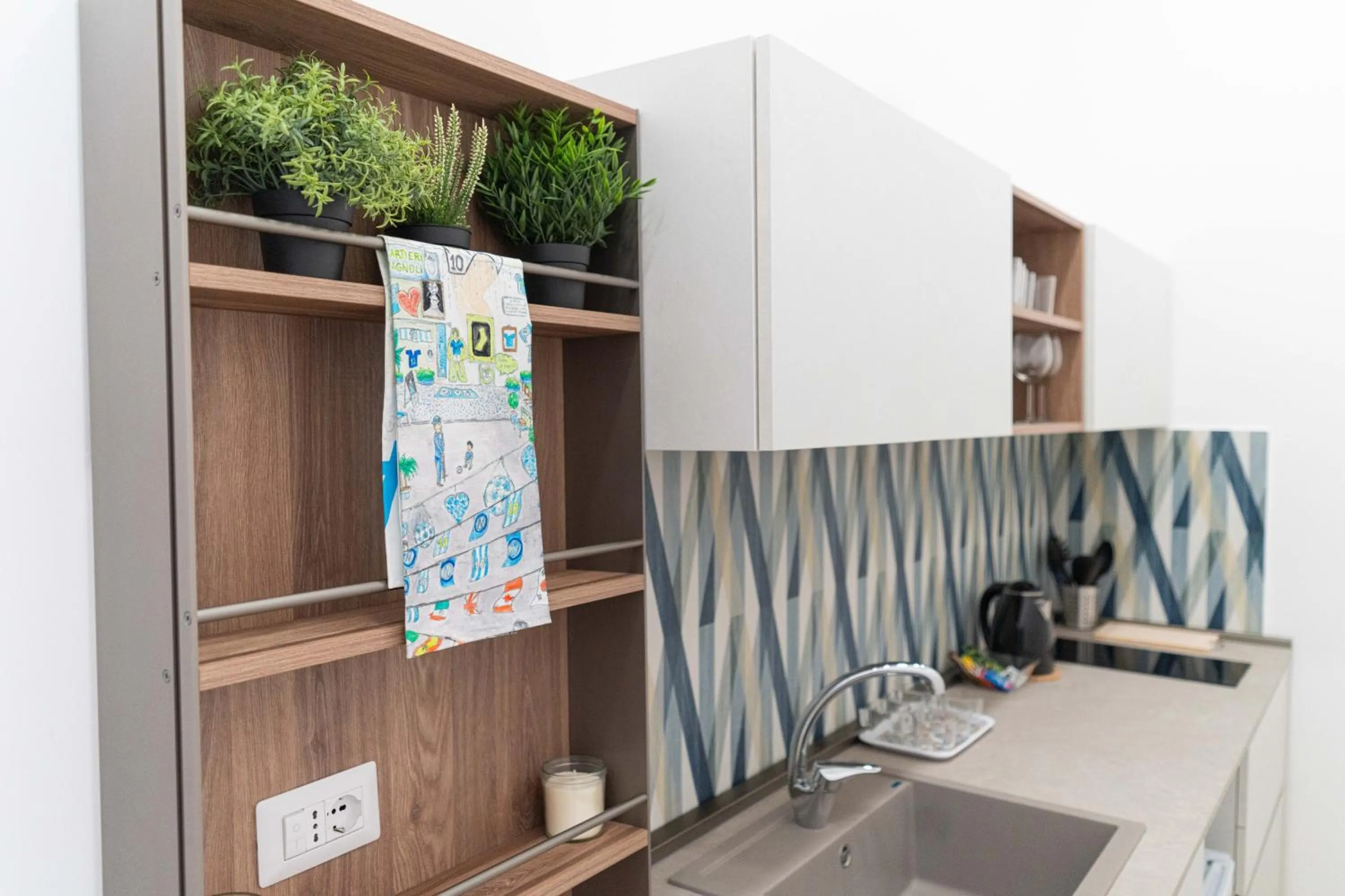 kitchen in Toto e Peppino Luxury Rooms