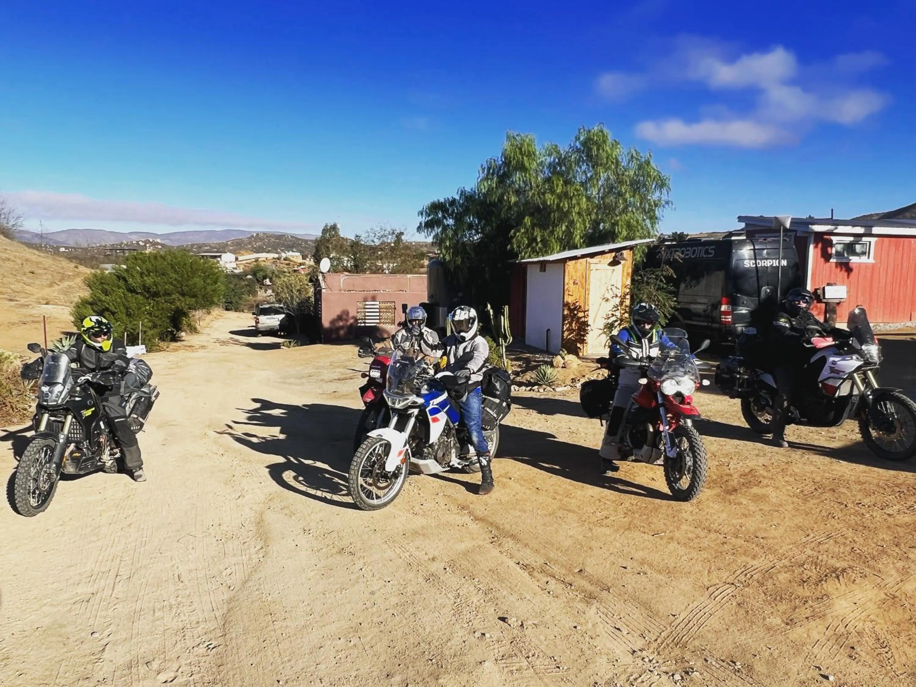 group of guests in Ecovino Valle de Guadalupe