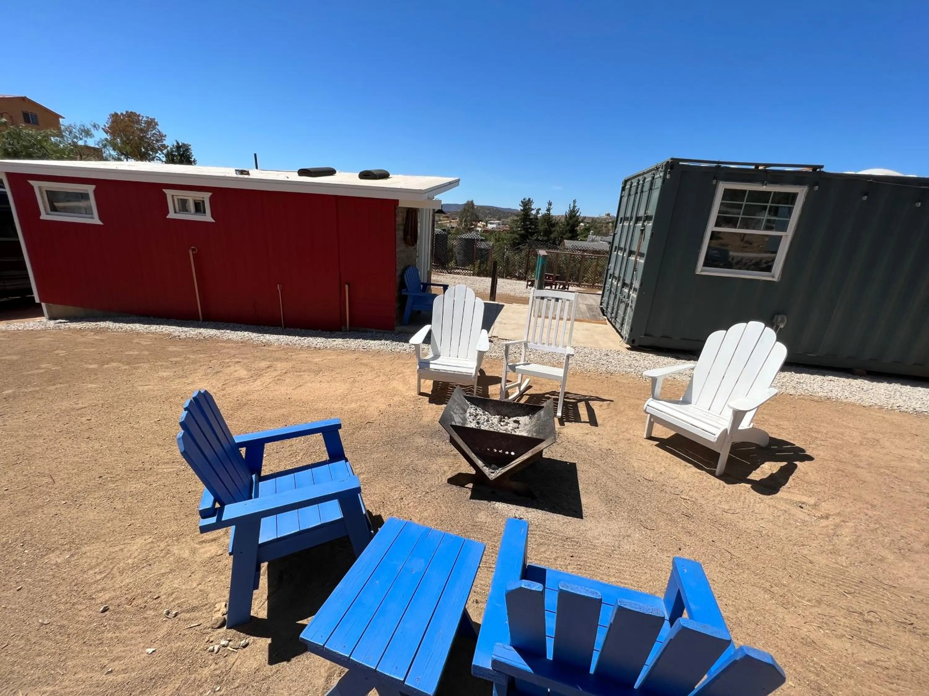 Patio in Ecovino Valle de Guadalupe