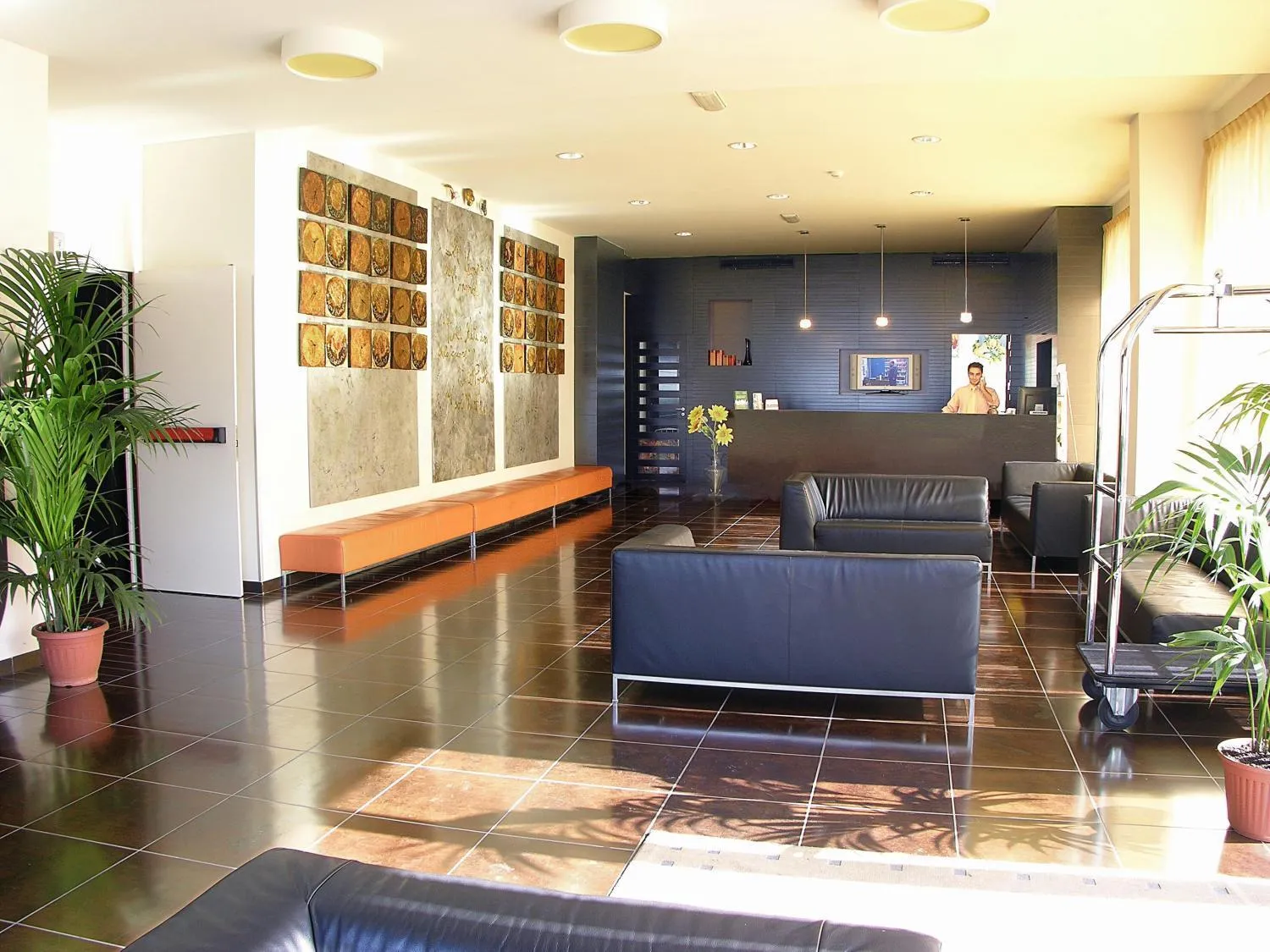 Lobby or reception in Hotel Admeto