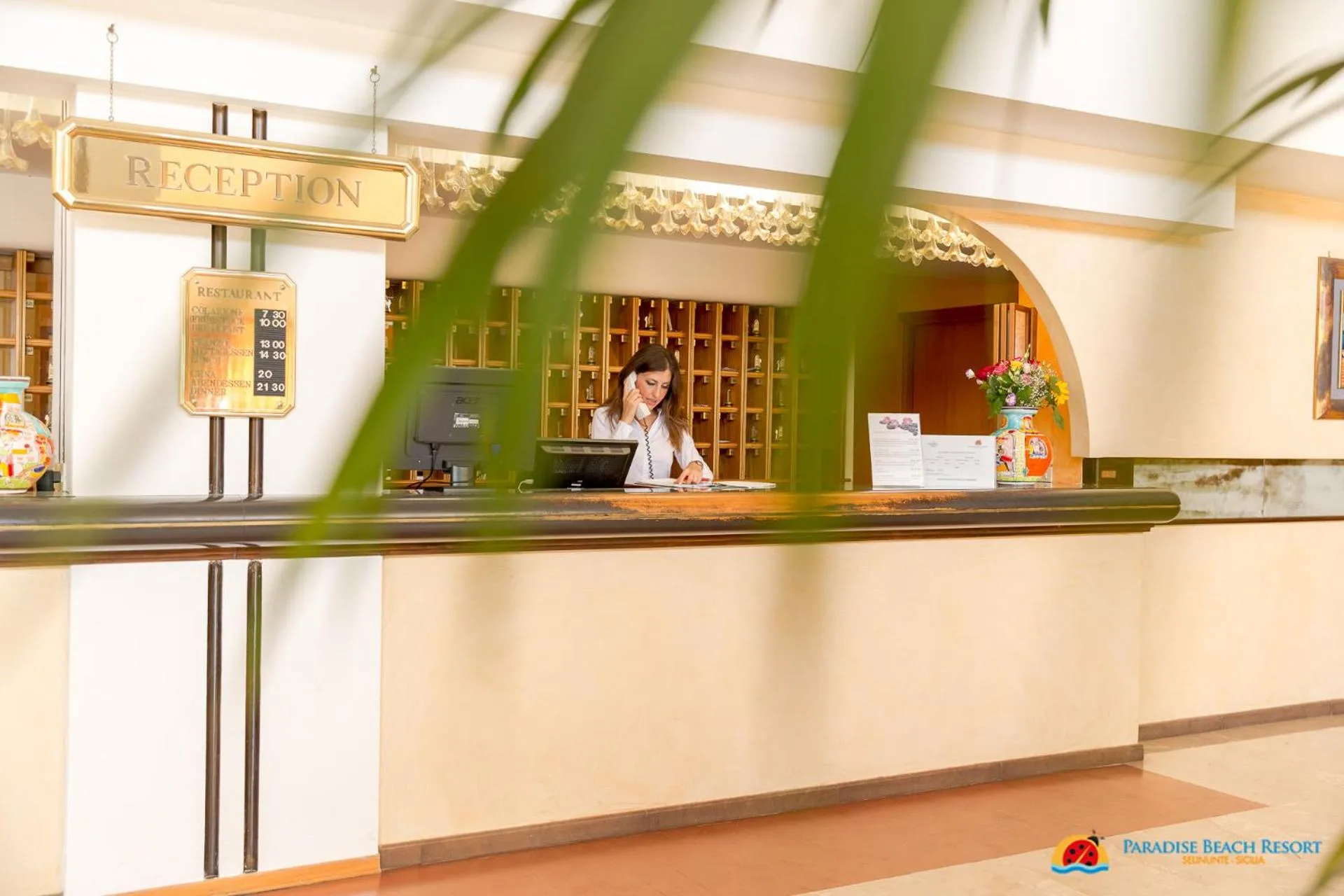 Lobby or reception in Paradise Beach Resort Selinunte