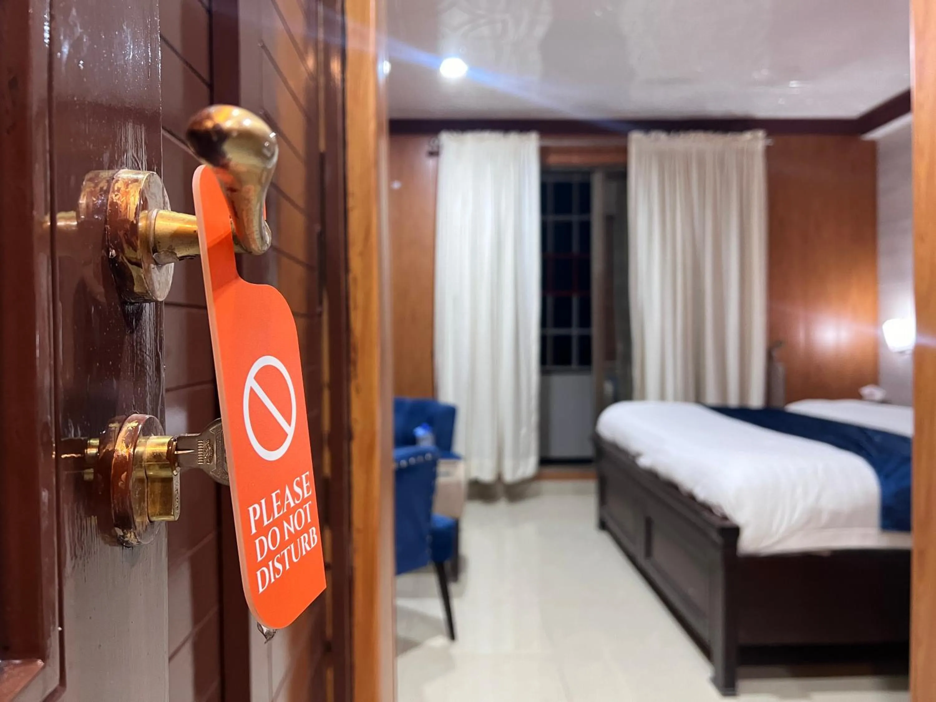 Bed in Shagufta Hotel Murree