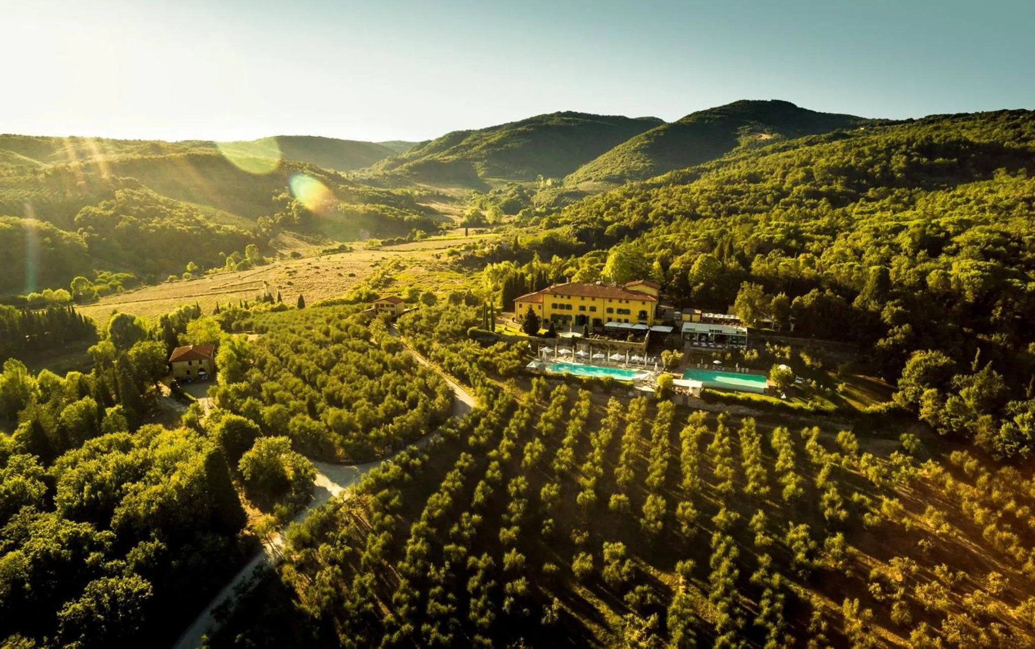 Bird's eye view in Palagina la dimora