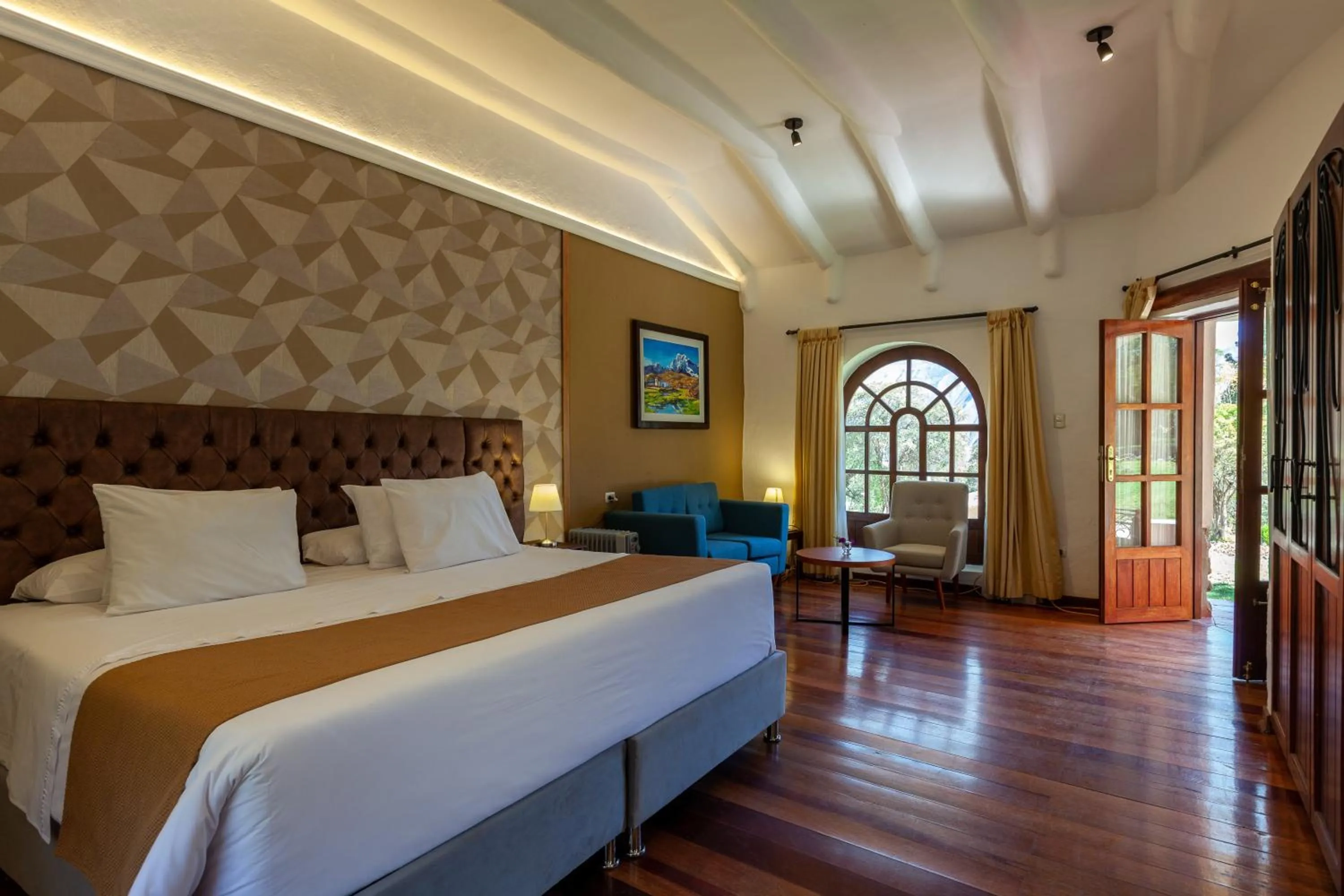 Bed in Inti Punku Valle Sagrado Hotel