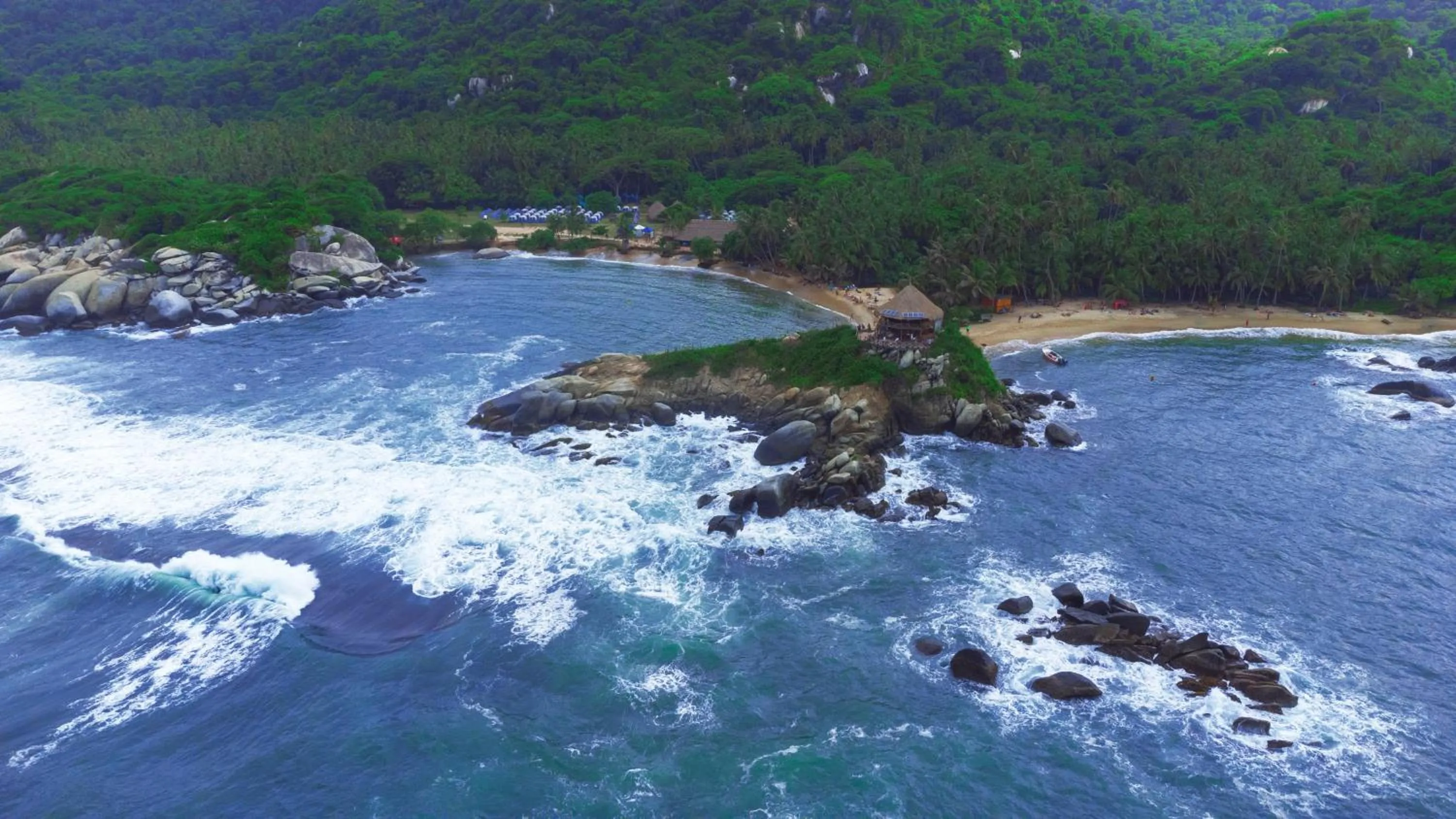 Natural landscape in Cabañas Tequendama - Parque Tayrona