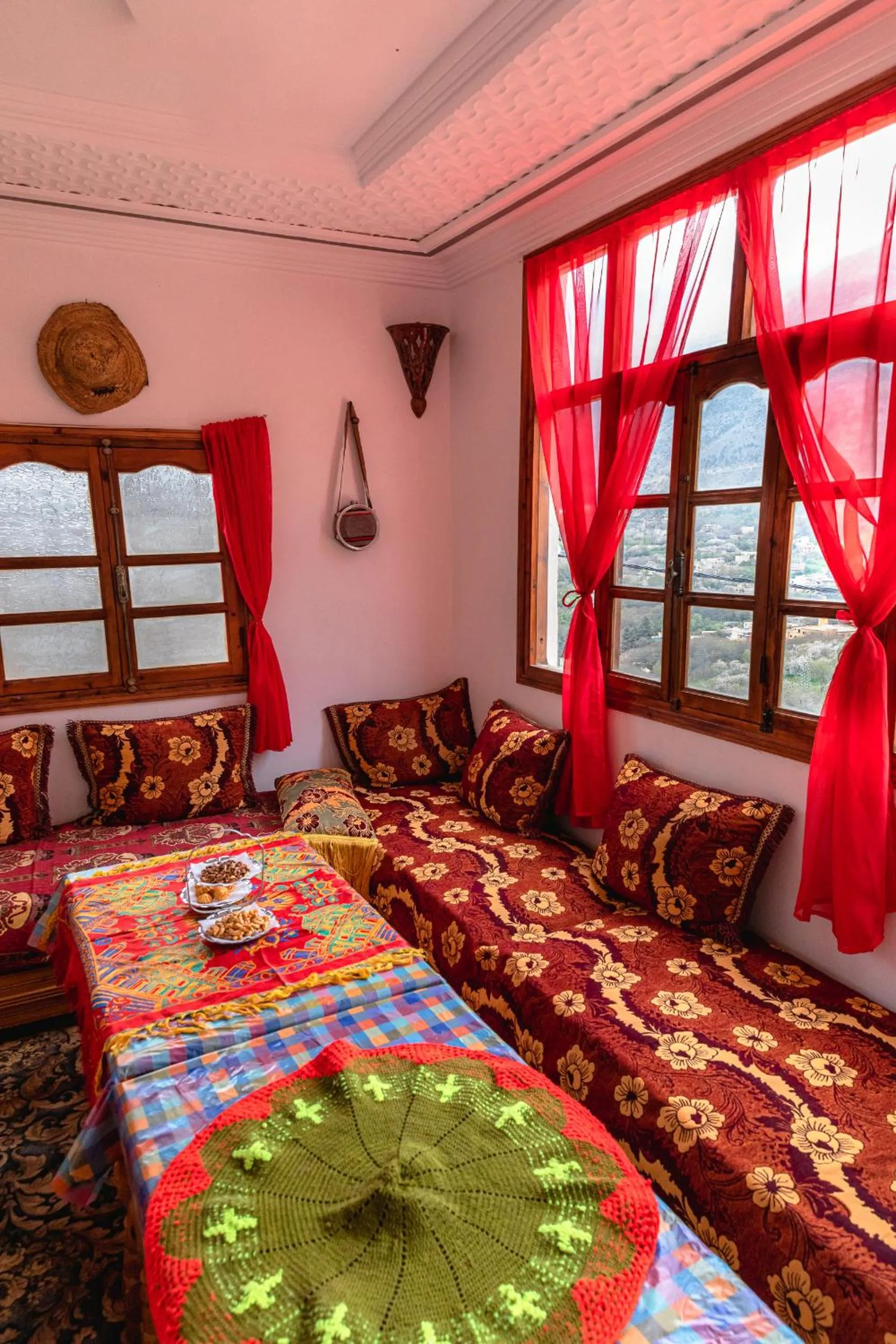 Bed in Amazigh Family Riad