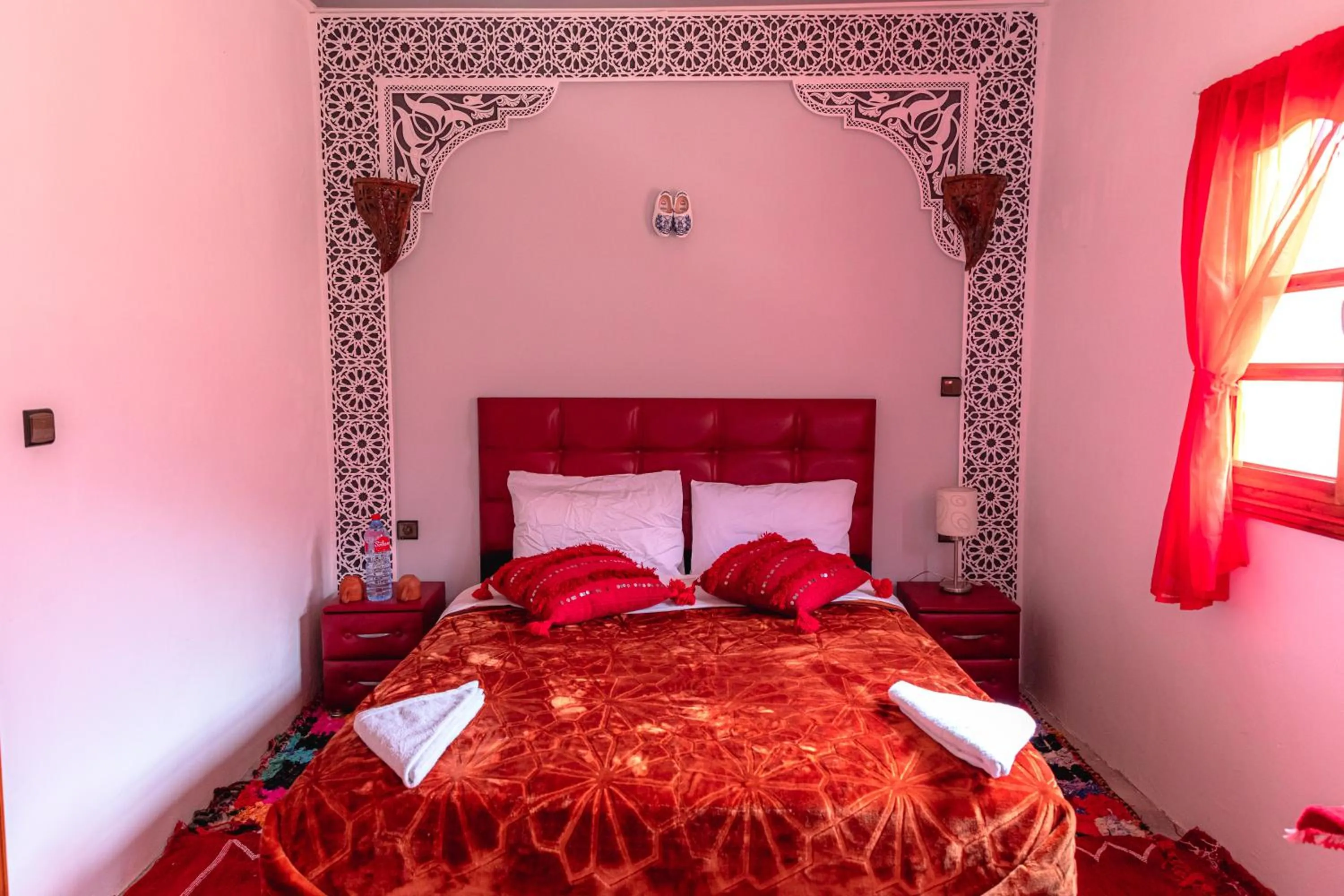 Bed in Amazigh Family Riad