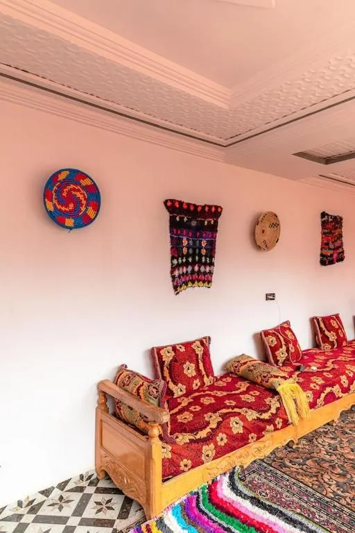 Bed in Amazigh Family Riad