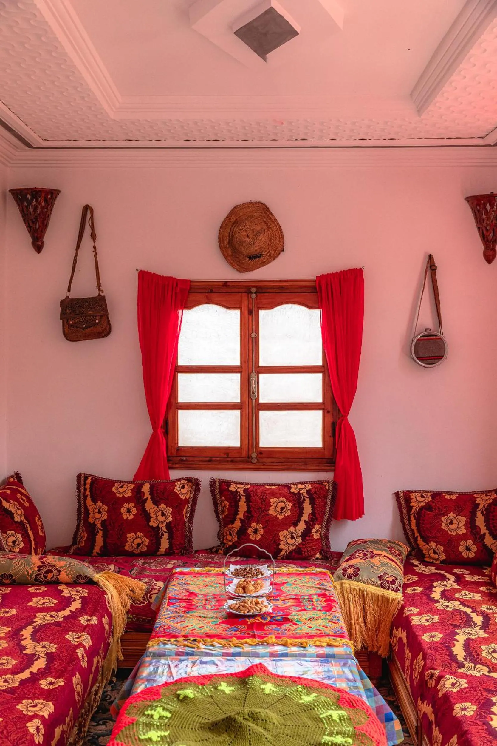 Bed in Amazigh Family Riad