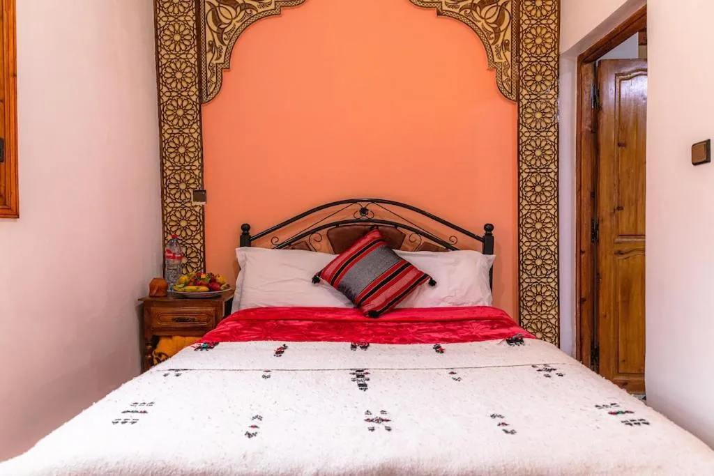 Bed in Amazigh Family Riad