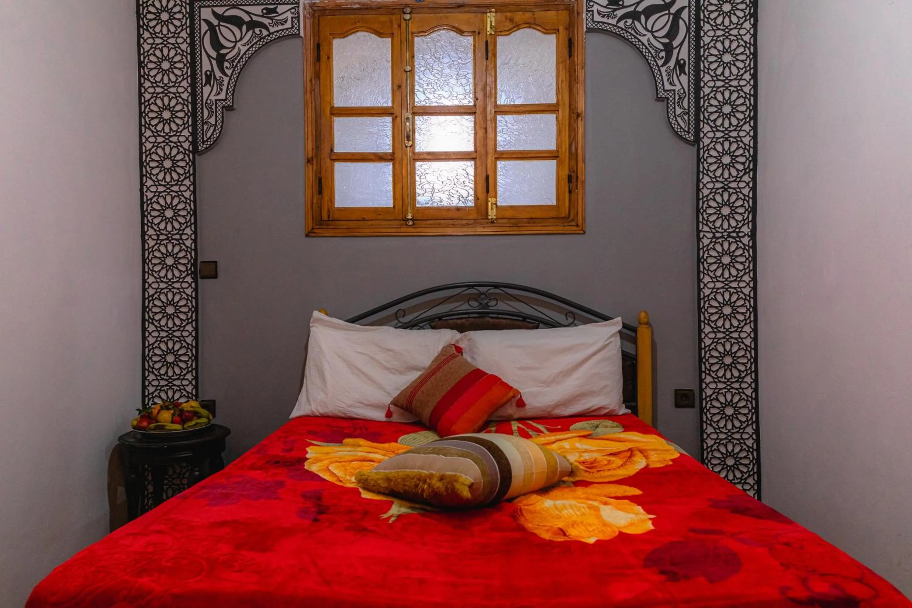 Bed in Amazigh Family Riad