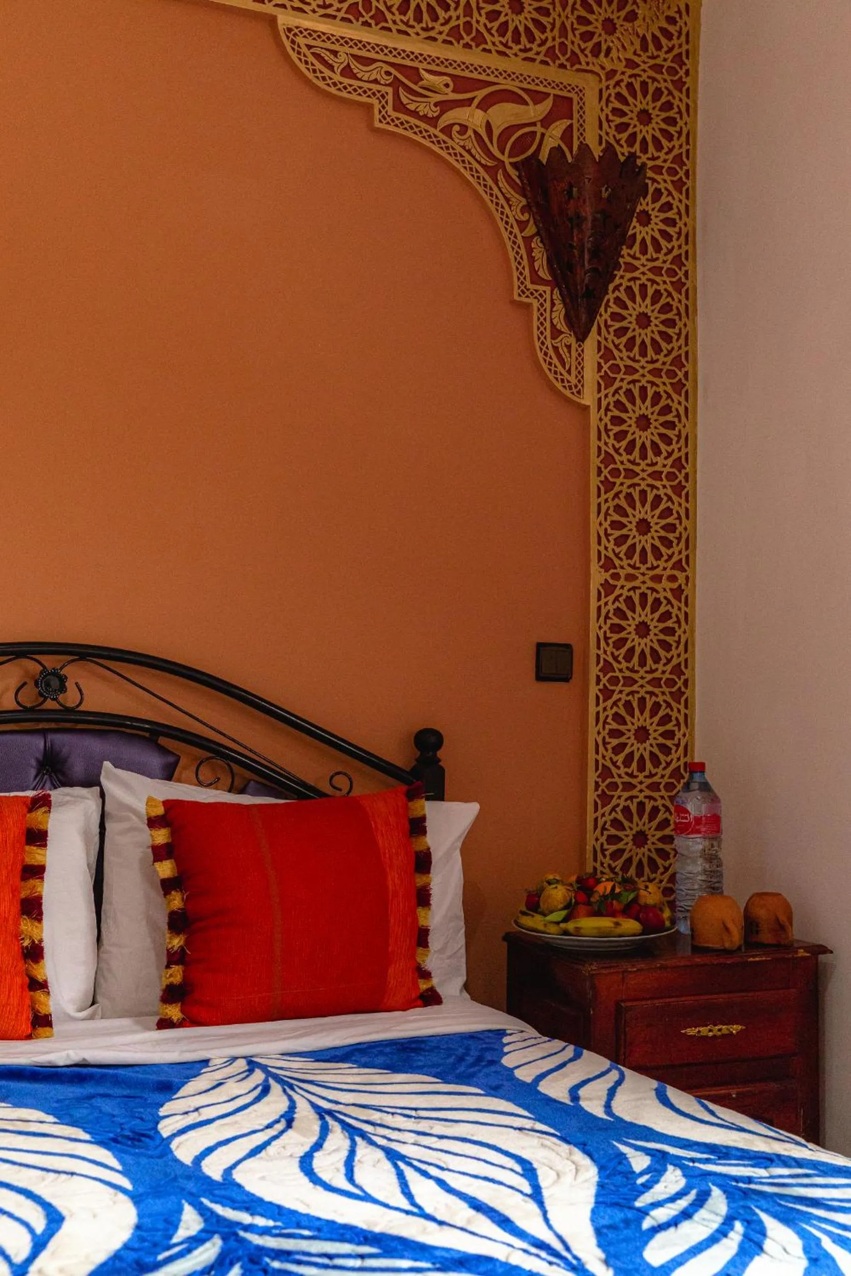 Bed in Amazigh Family Riad