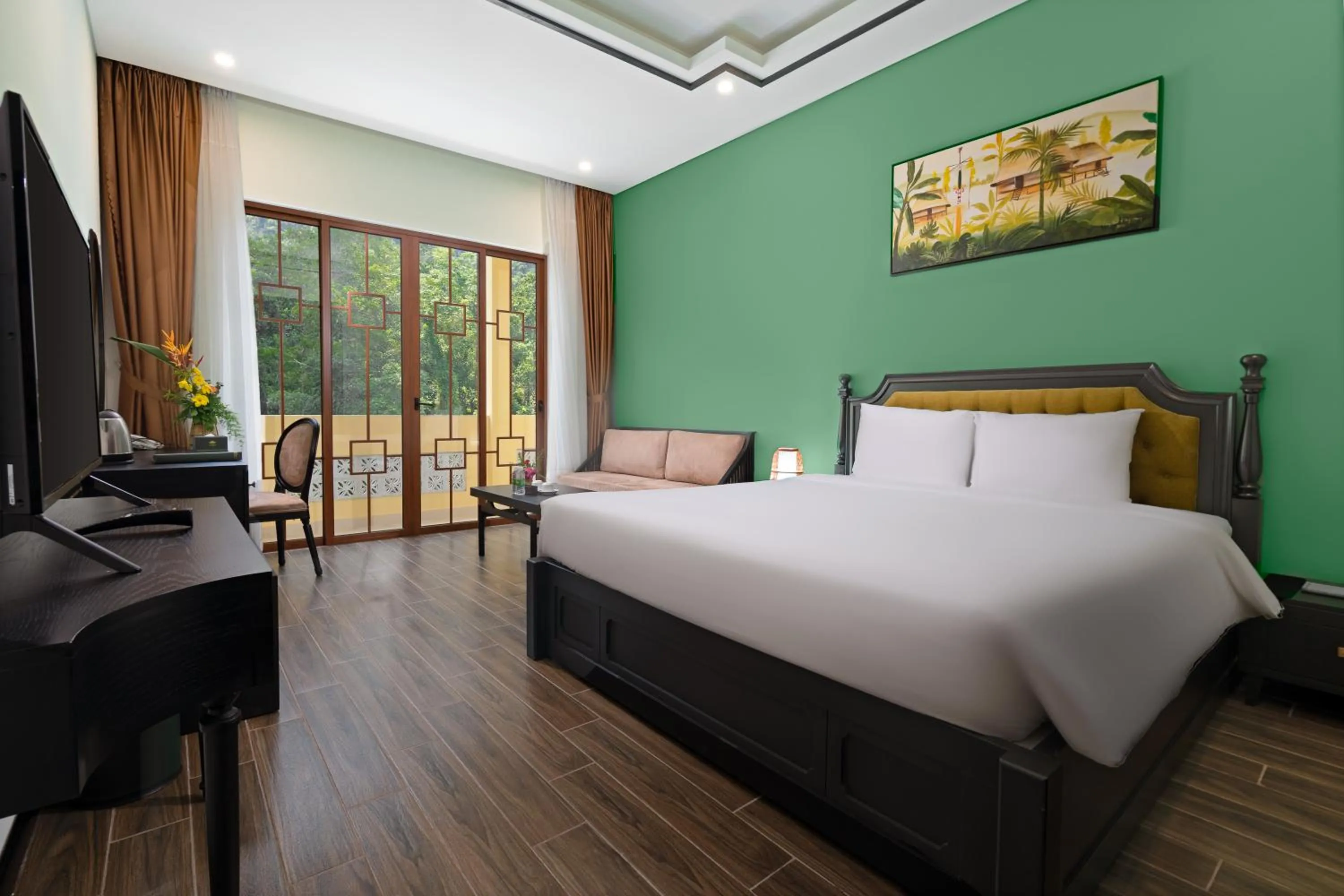 Bedroom, Bed in Fivitel Cổng Trời Đông Giang - Fivitel Đông Giang Heaven's Gate