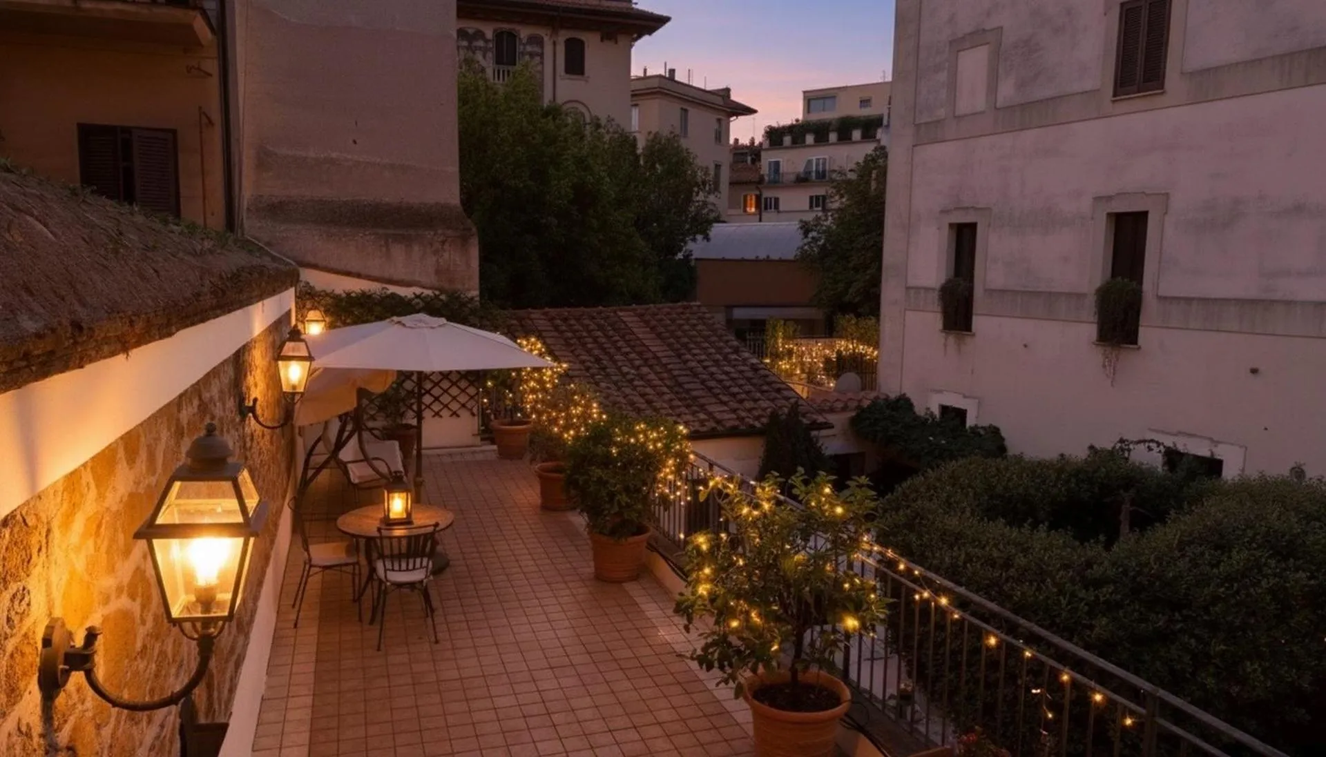 Balcony/Terrace in Le Clarisse Trastevere