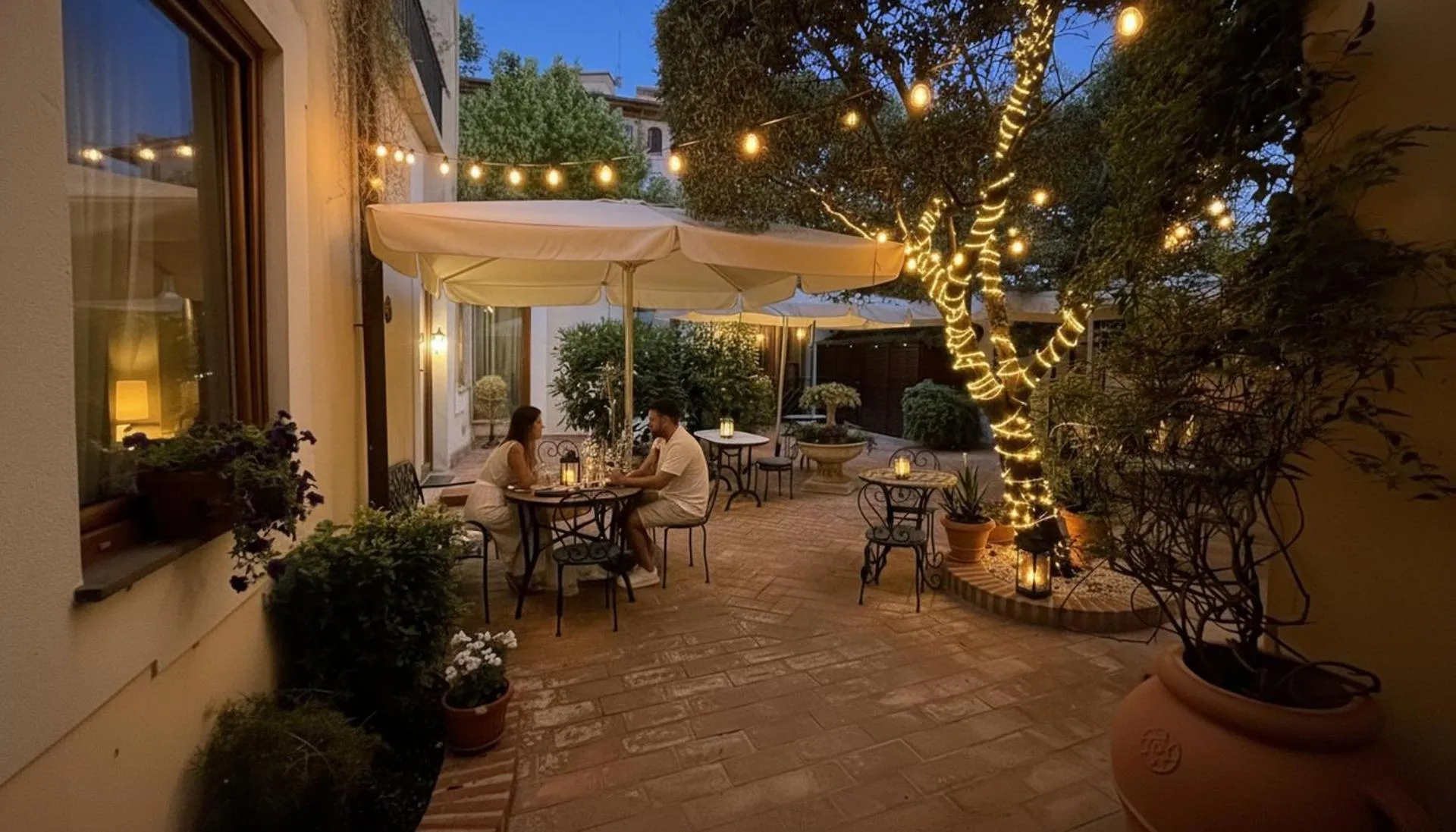 Garden in Le Clarisse Trastevere