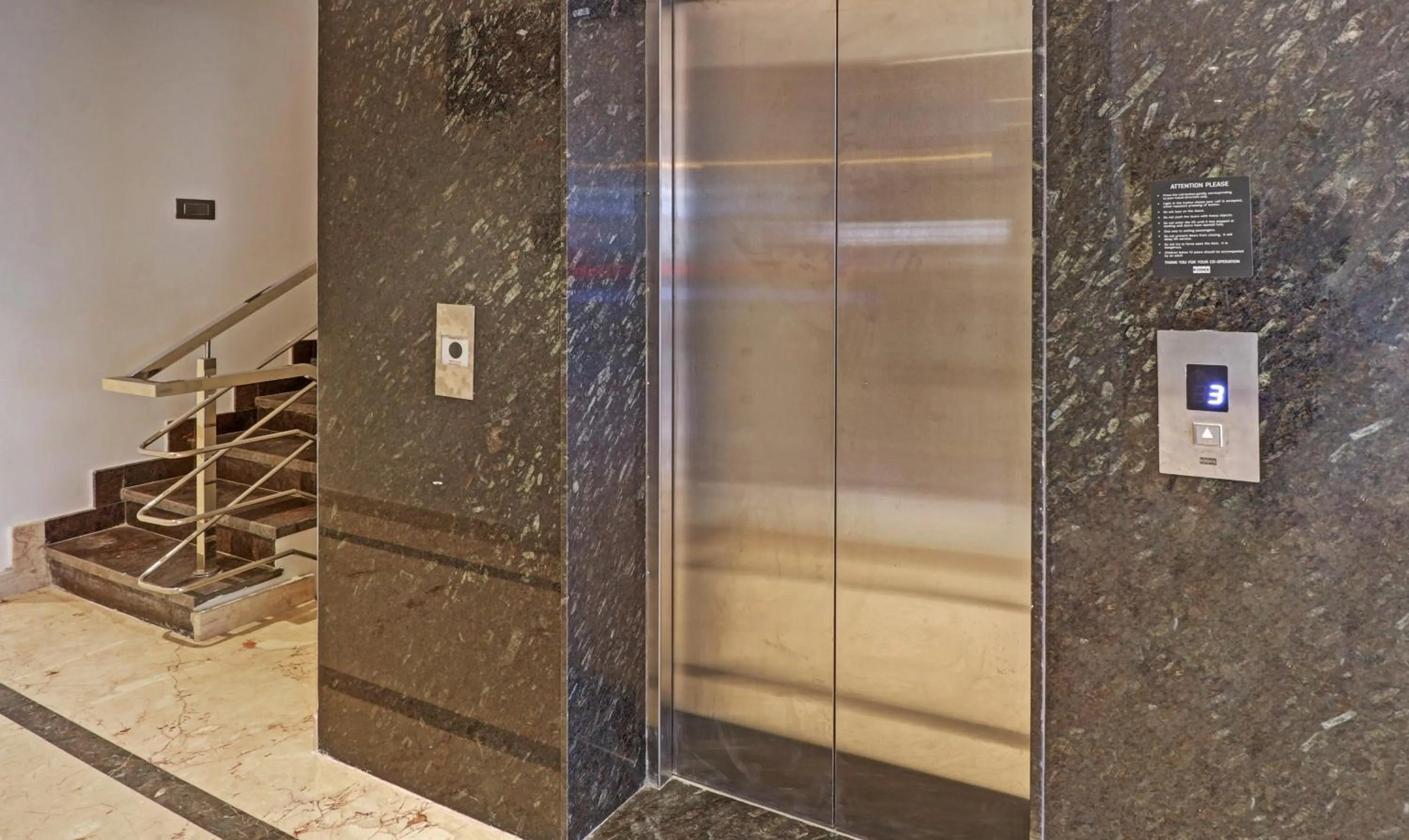 elevator in Treebo Emora Grand