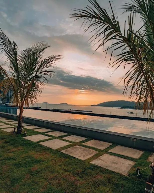 Swimming pool in Alawa @ Jesselton Quay Kota Kinabalu