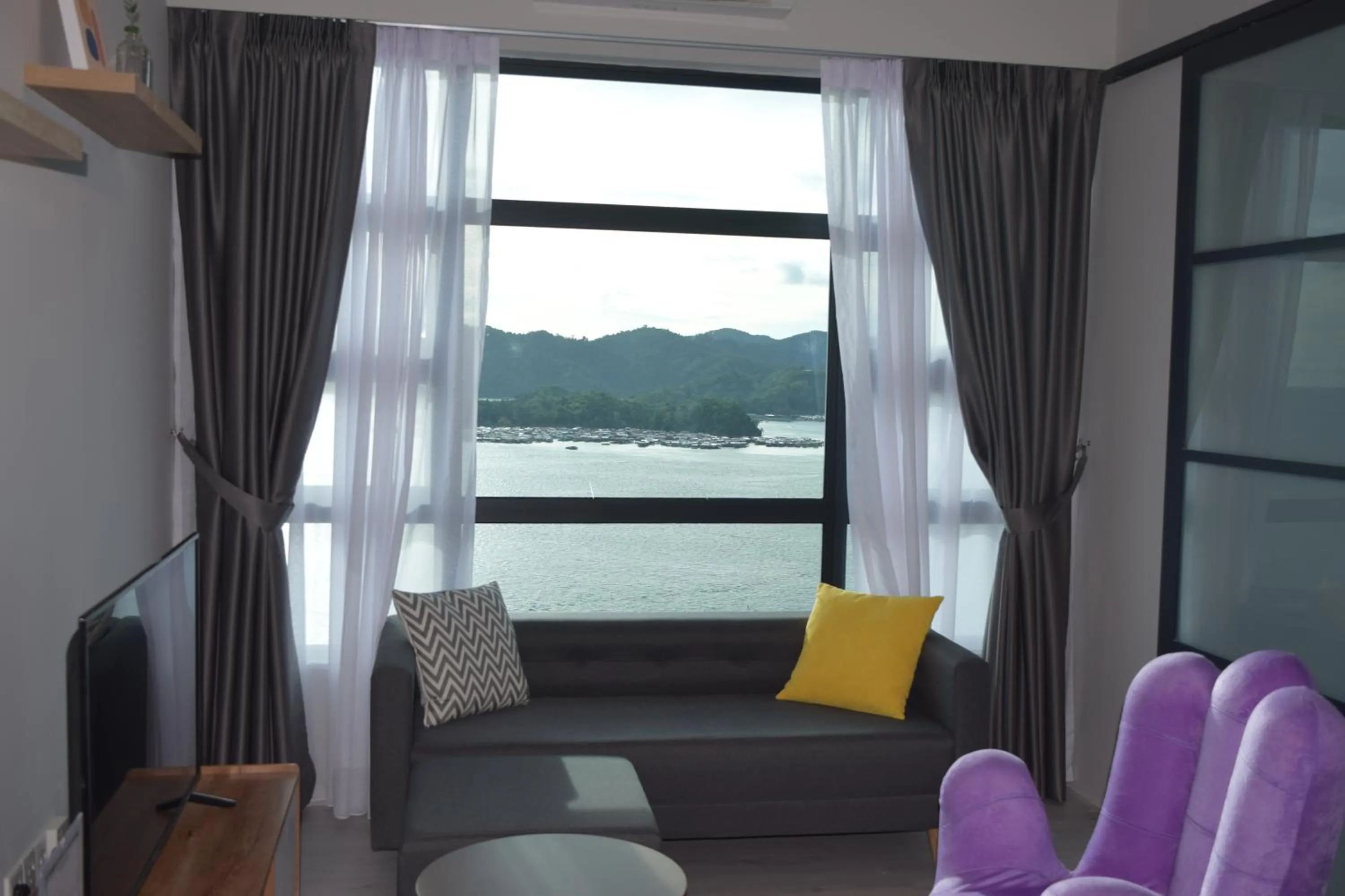 Living room in Alawa @ Jesselton Quay Kota Kinabalu