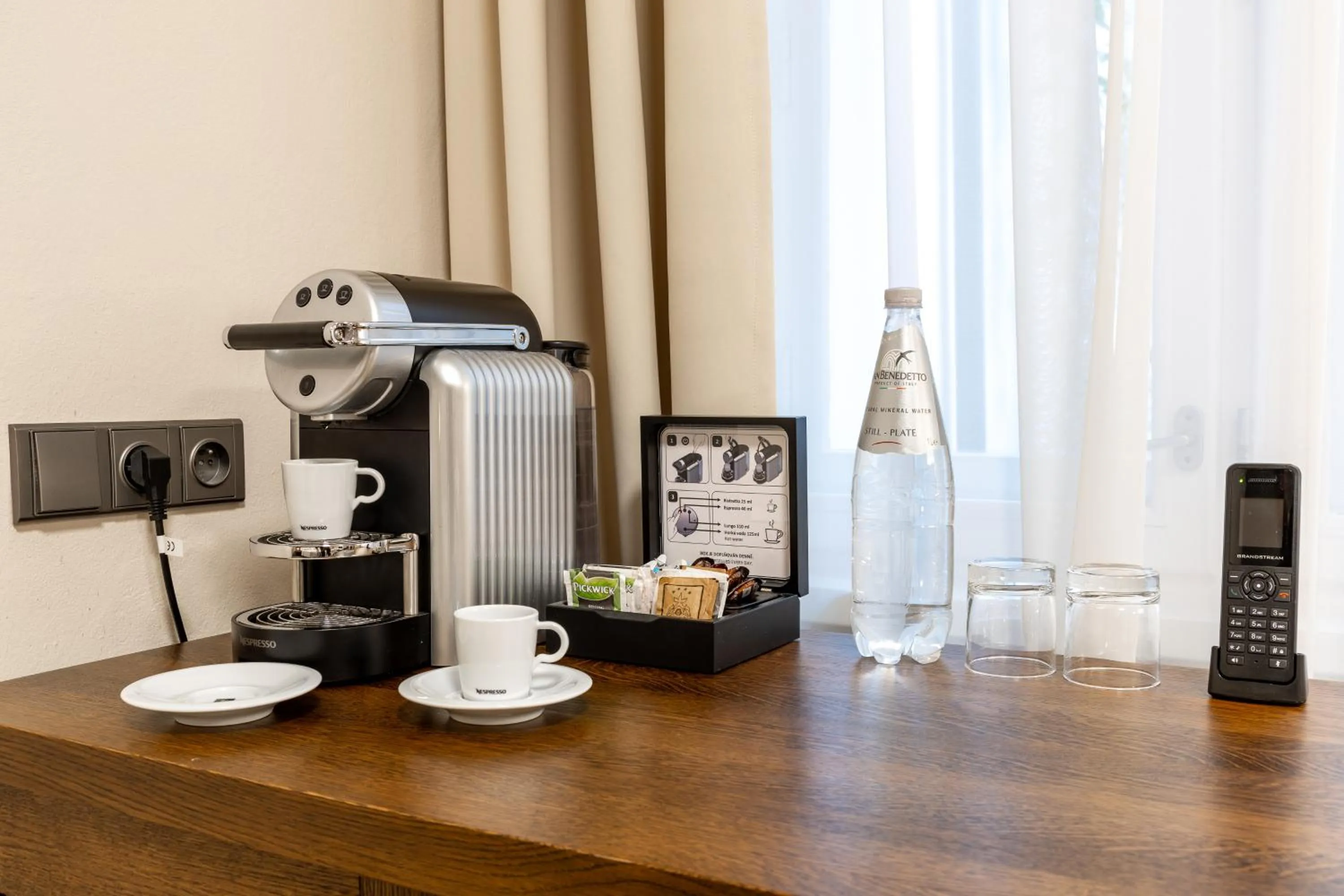 Coffee/tea facilities in Hotel Ikona