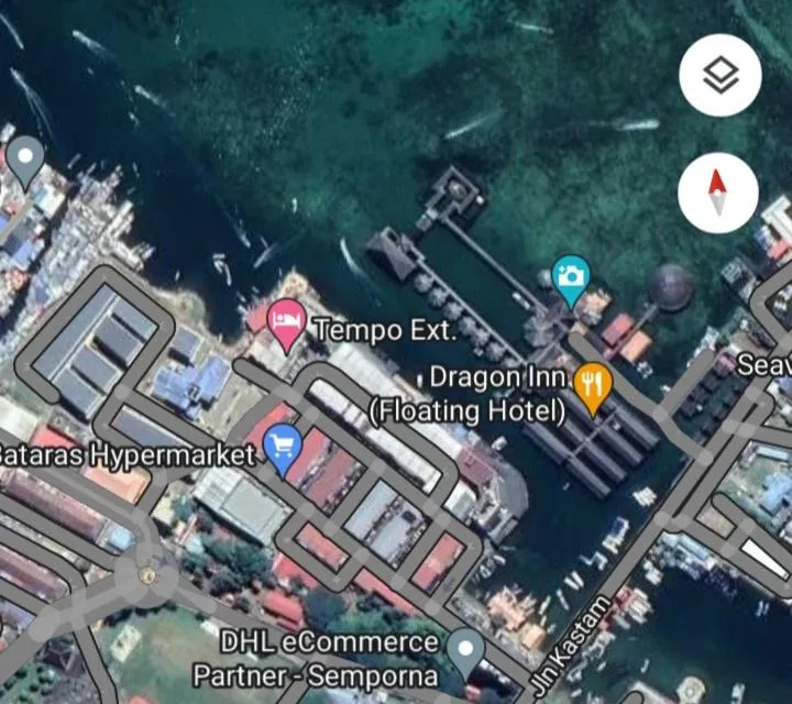 Bird's eye view in TEMPO EXT.