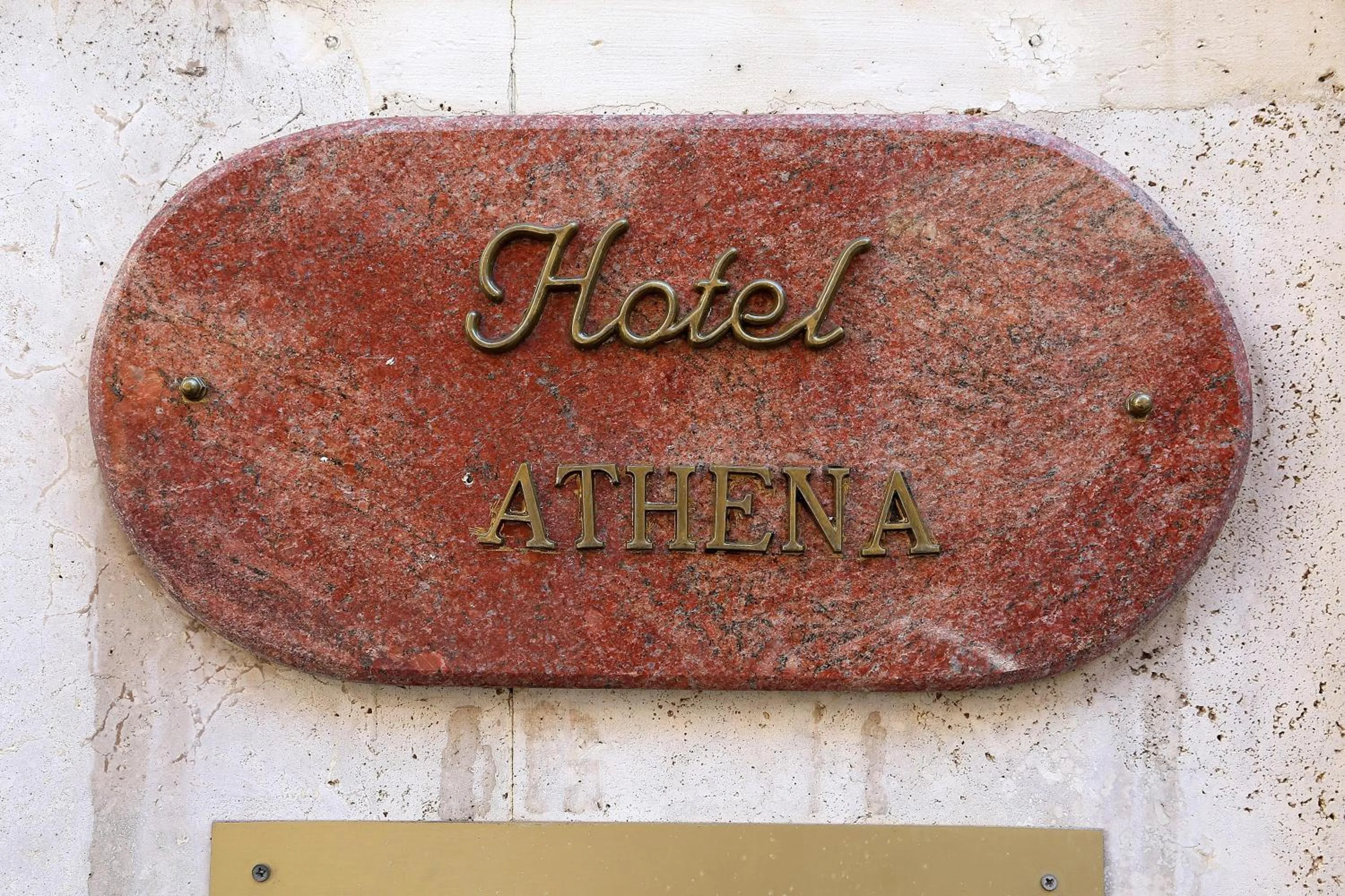 Facade/entrance in Albergo Athena