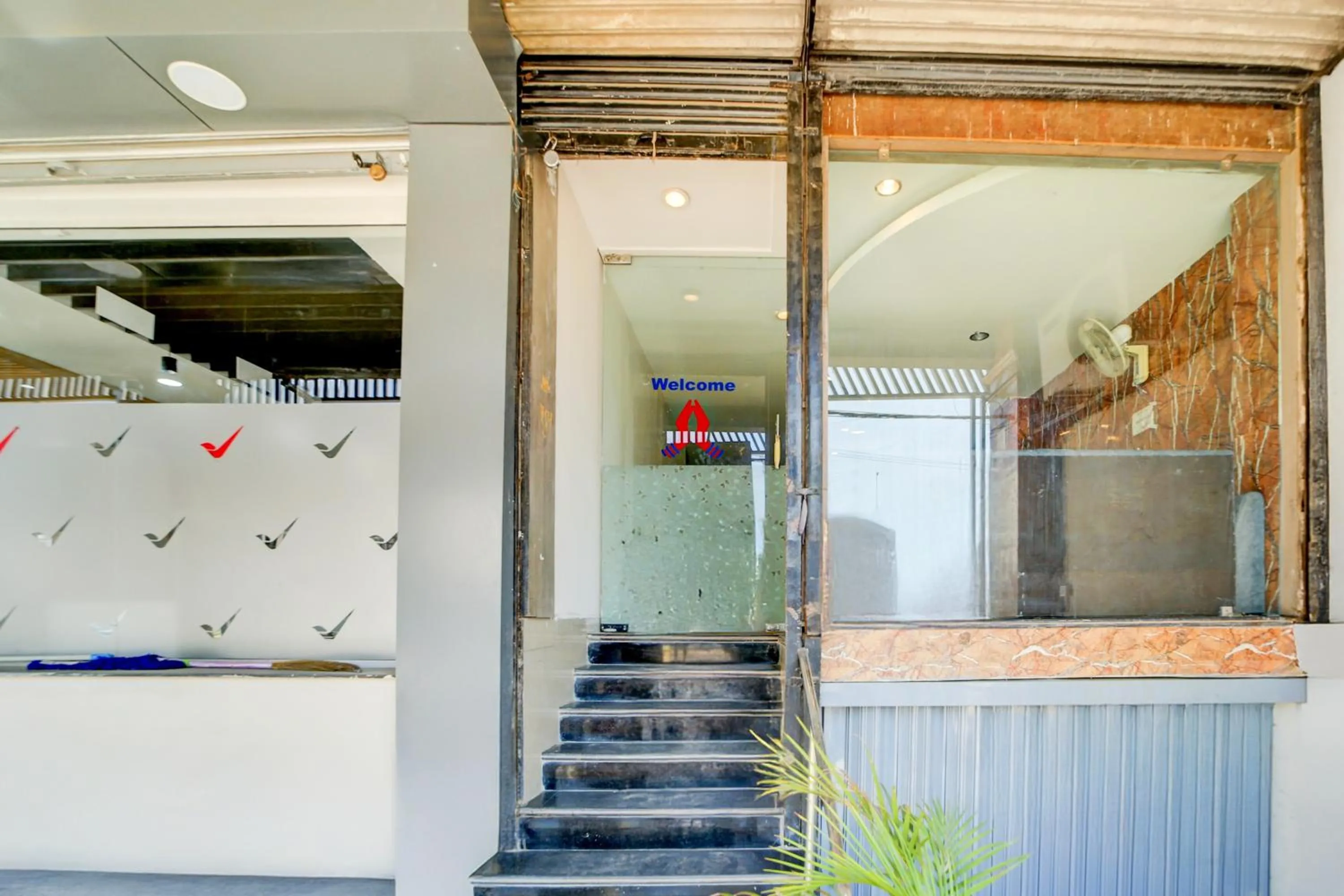 Facade/entrance in Collection O Shahpura Lakeview Formerly Hotel Royal Villa