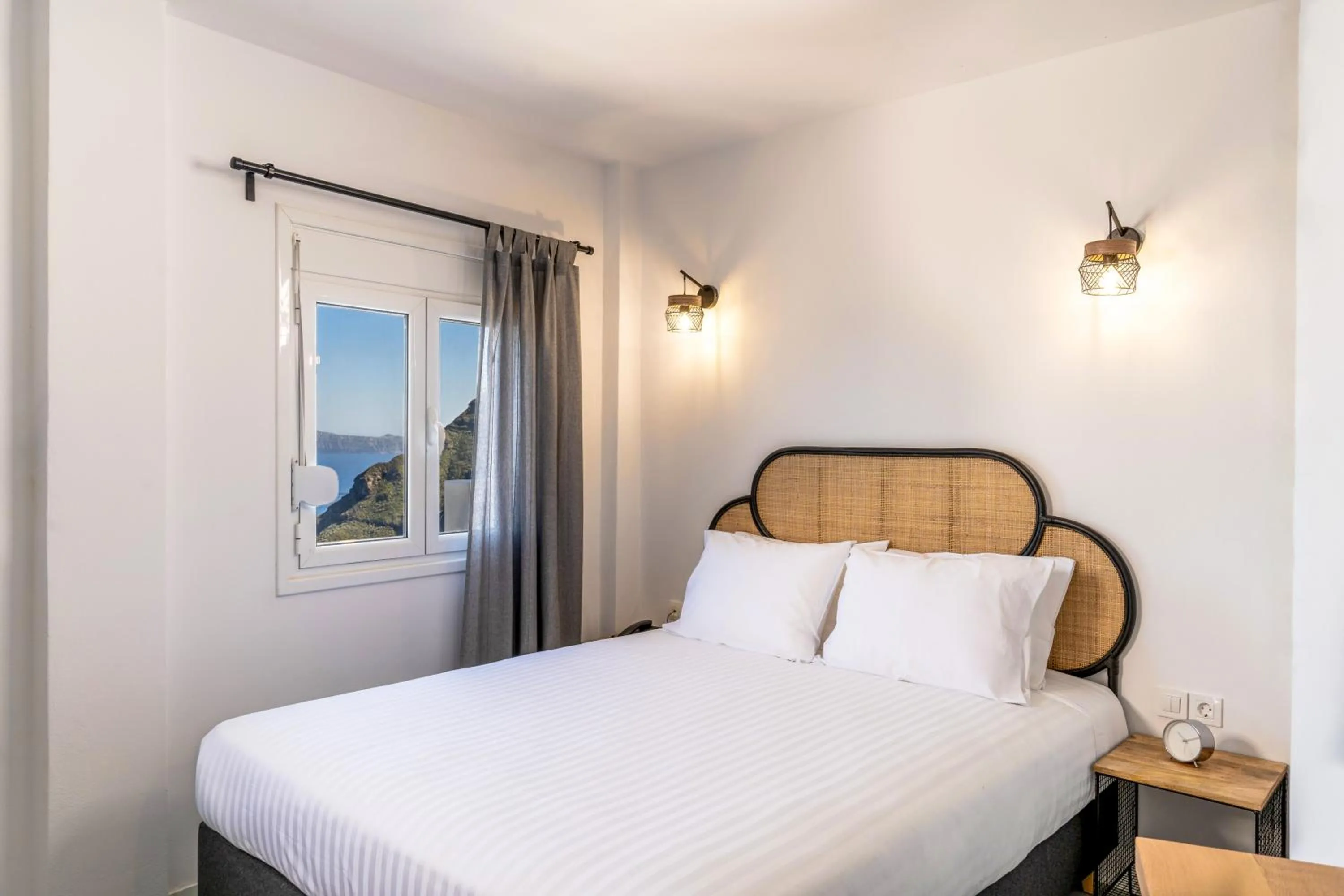 Bedroom, Bed in Evanthia Best View Thirassia Island Hotel