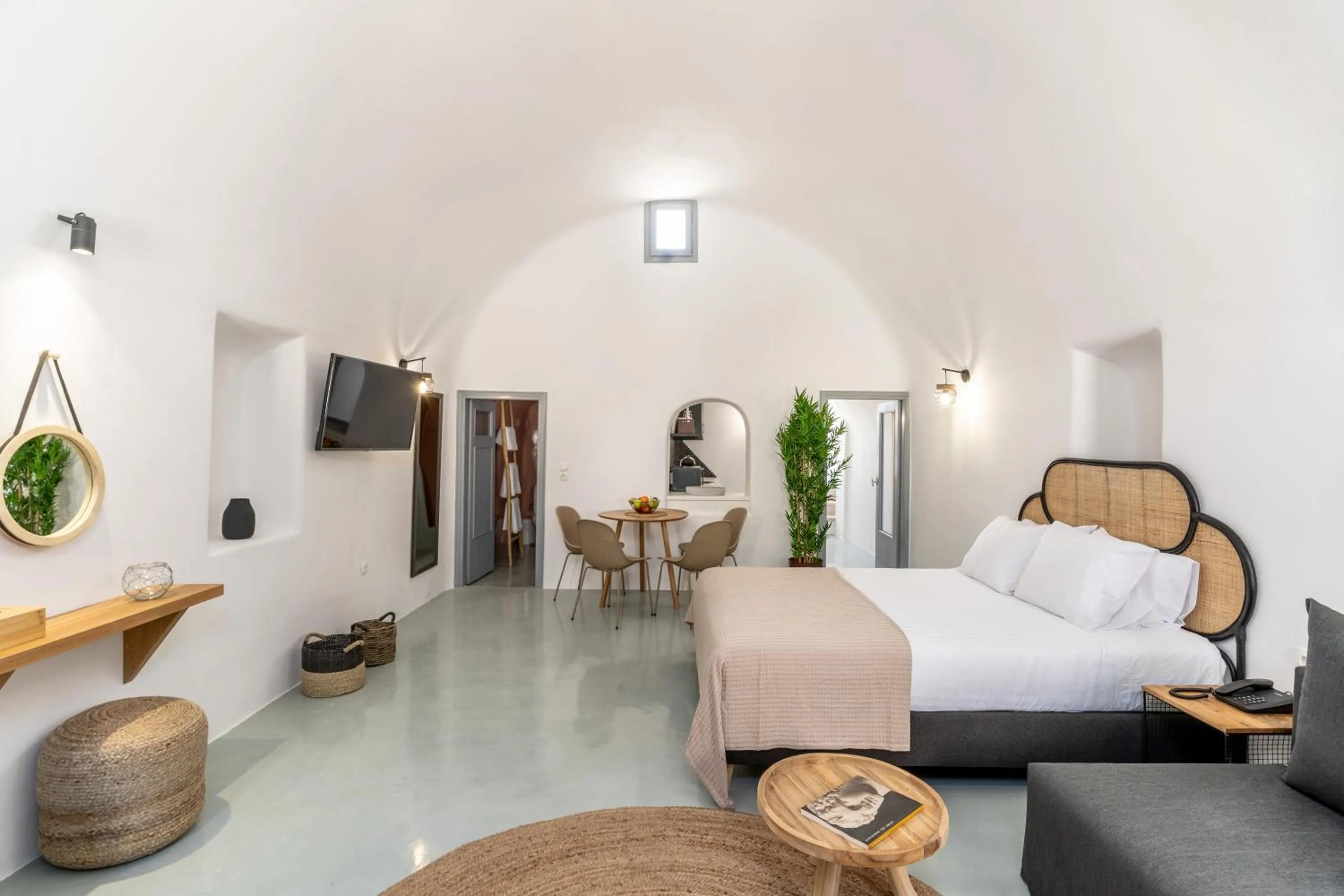 Bedroom, Bed in Evanthia Best View Thirassia Island Hotel