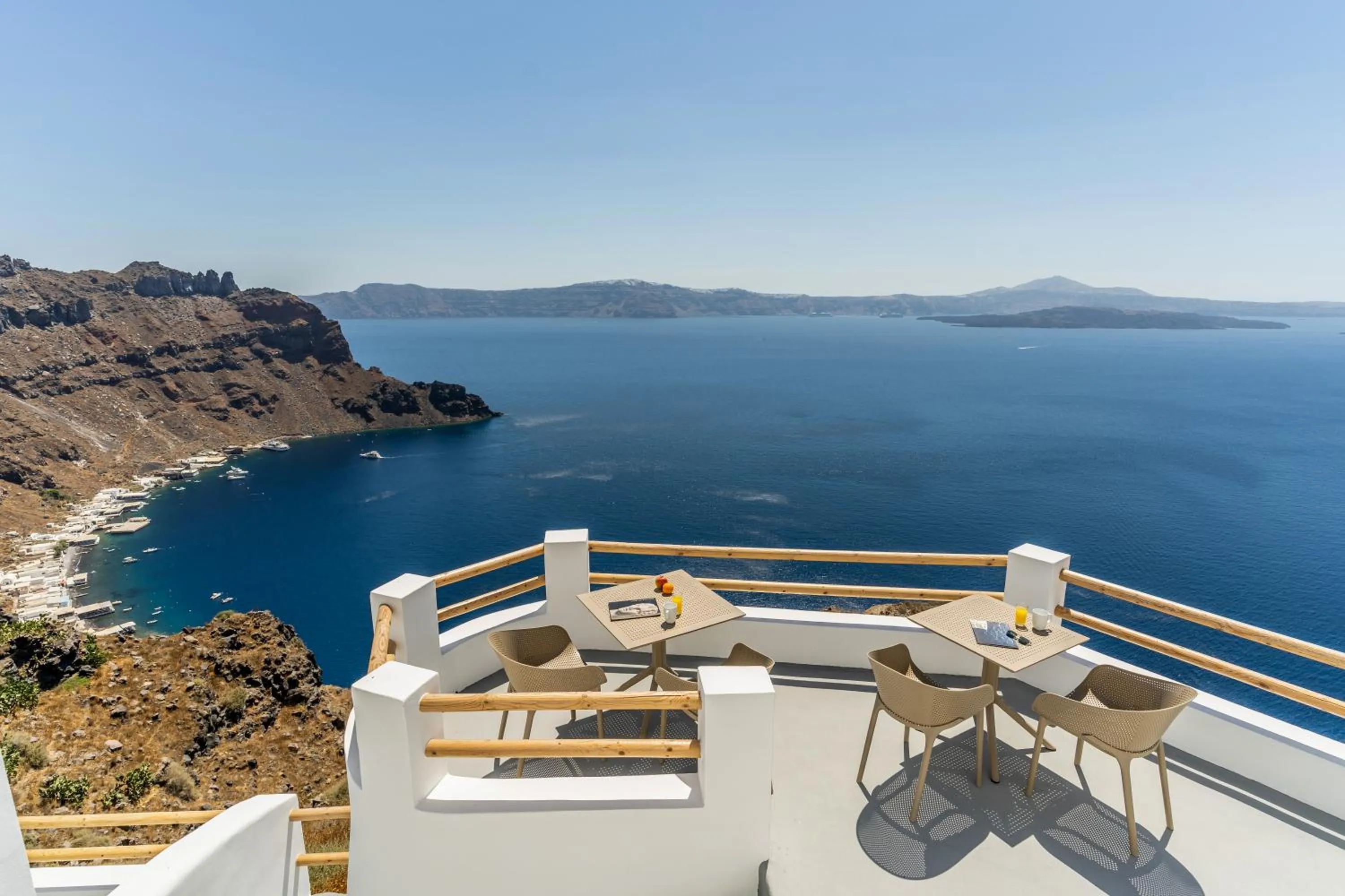 Sea view in Evanthia Best View Thirassia Island Hotel