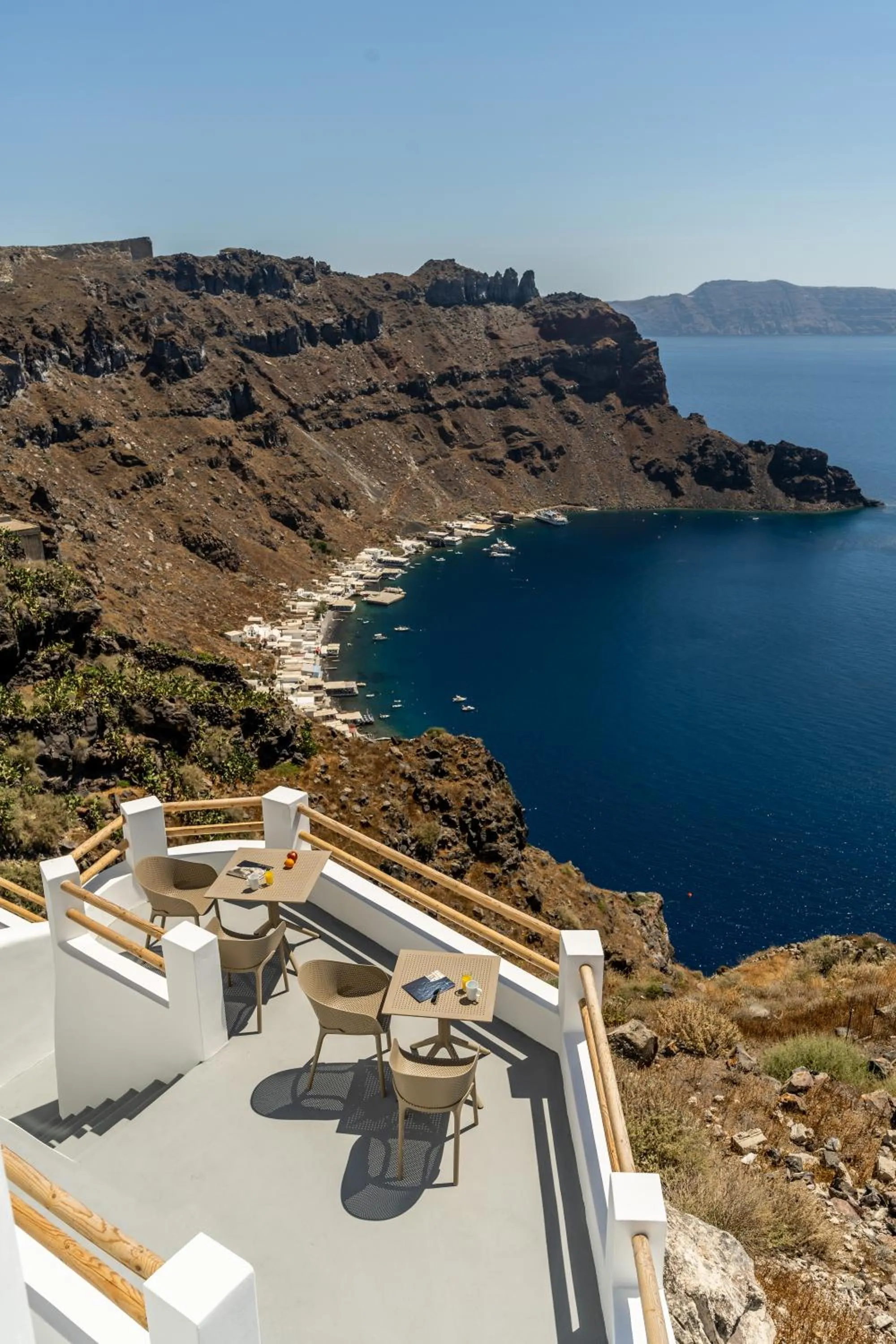 Sea view in Evanthia Best View Thirassia Island Hotel