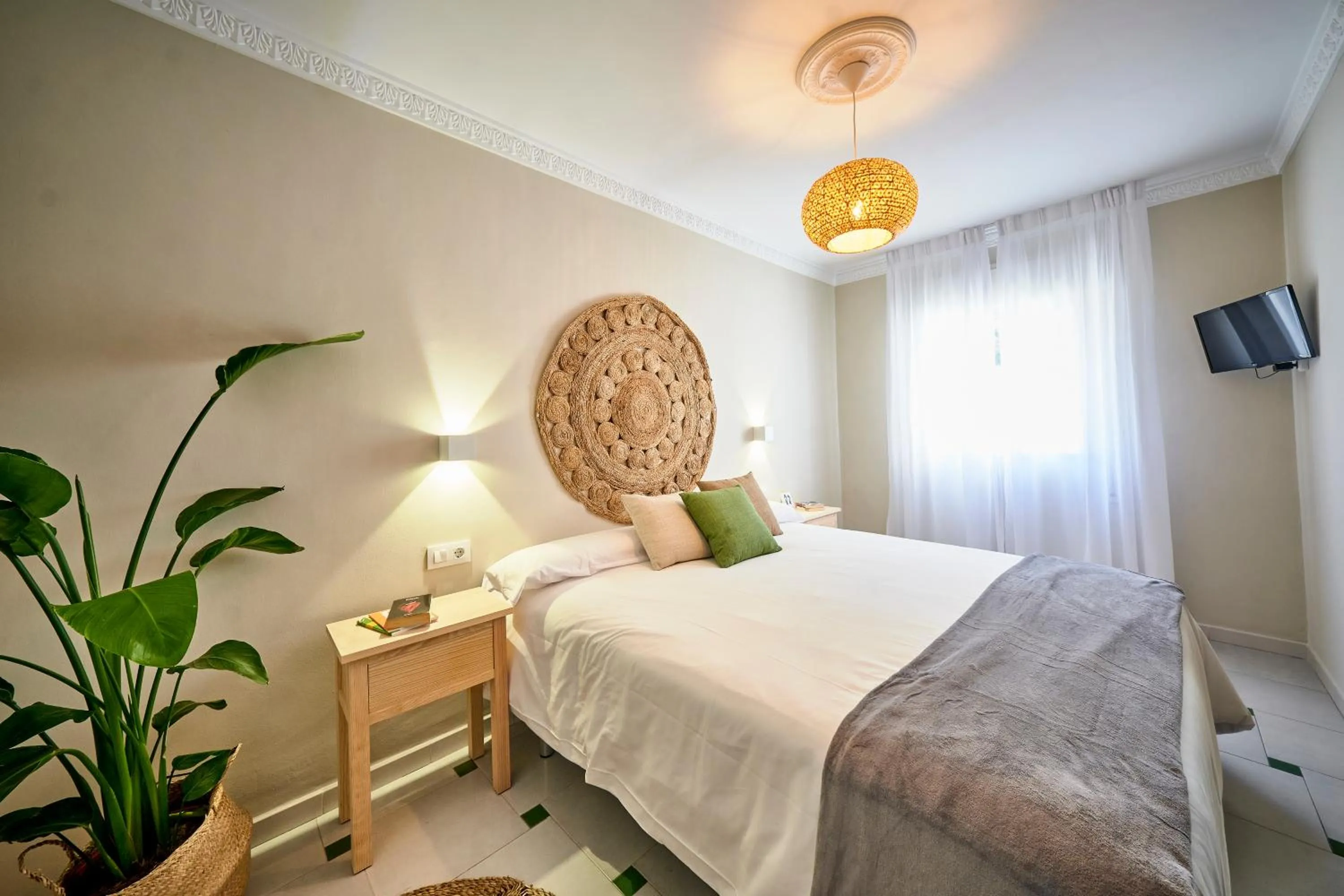 Bed in La Posada Hospedería