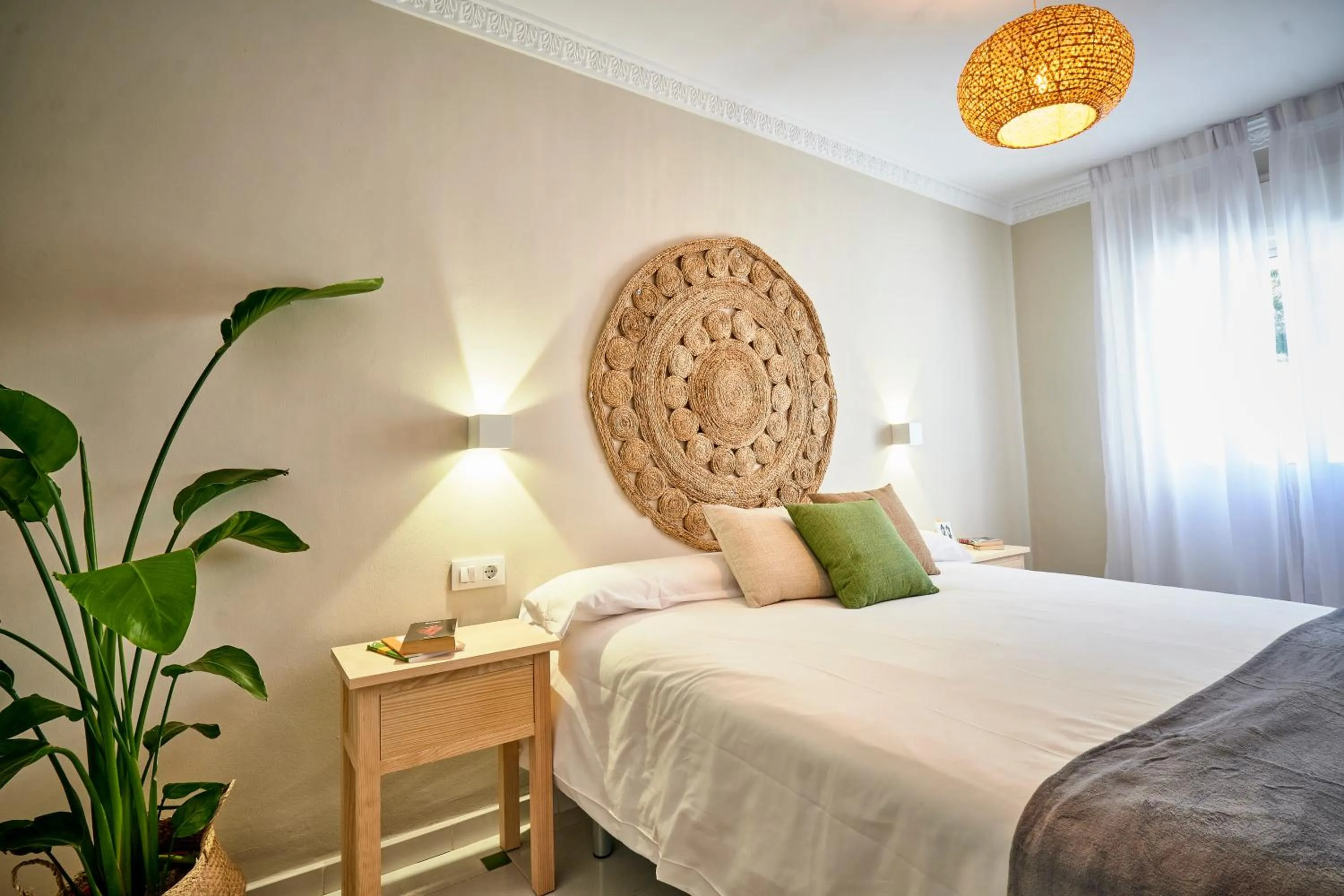 Bed in La Posada Hospedería