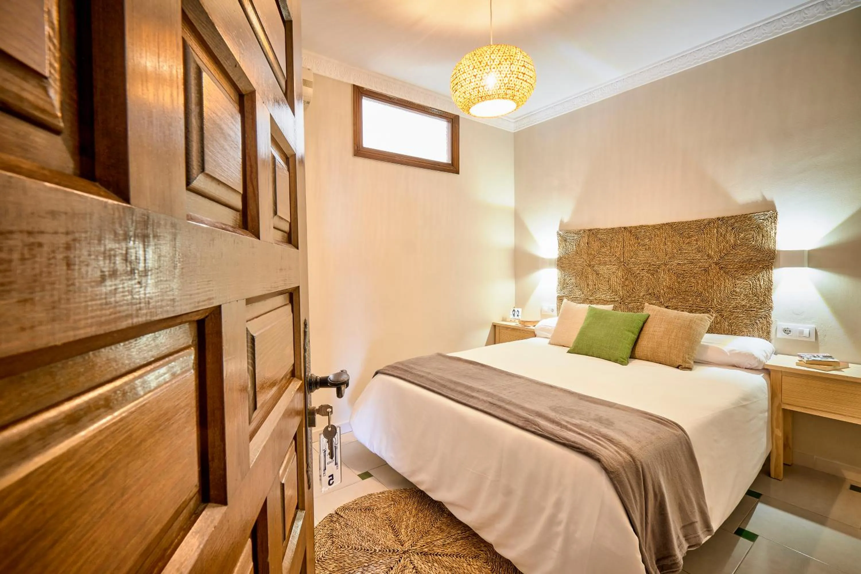 Bed in La Posada Hospedería