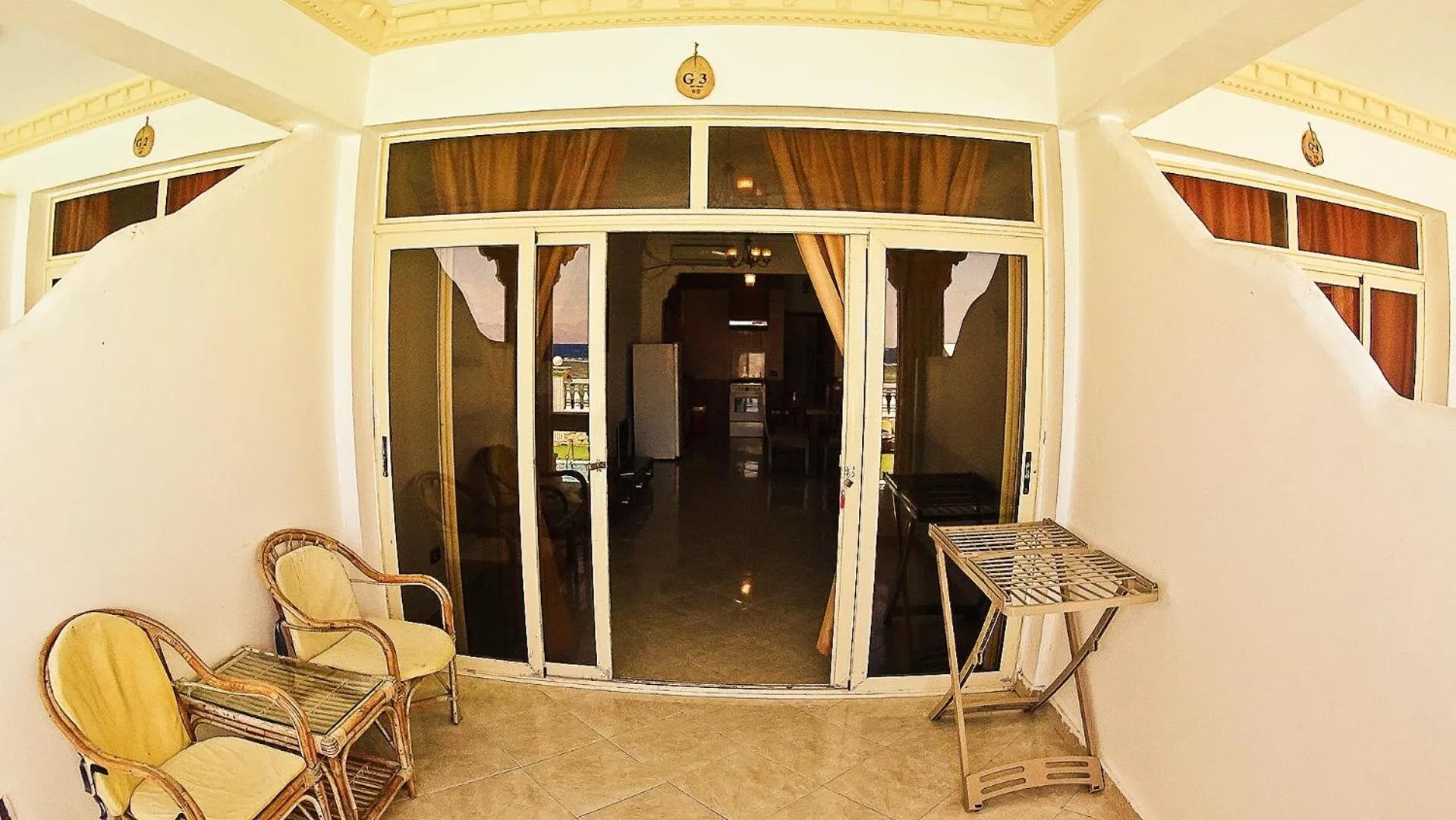 Seating area in Lucky palace Dahab