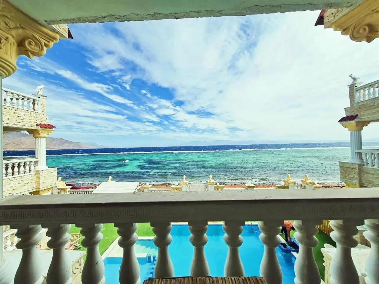 Balcony/Terrace in Lucky palace Dahab