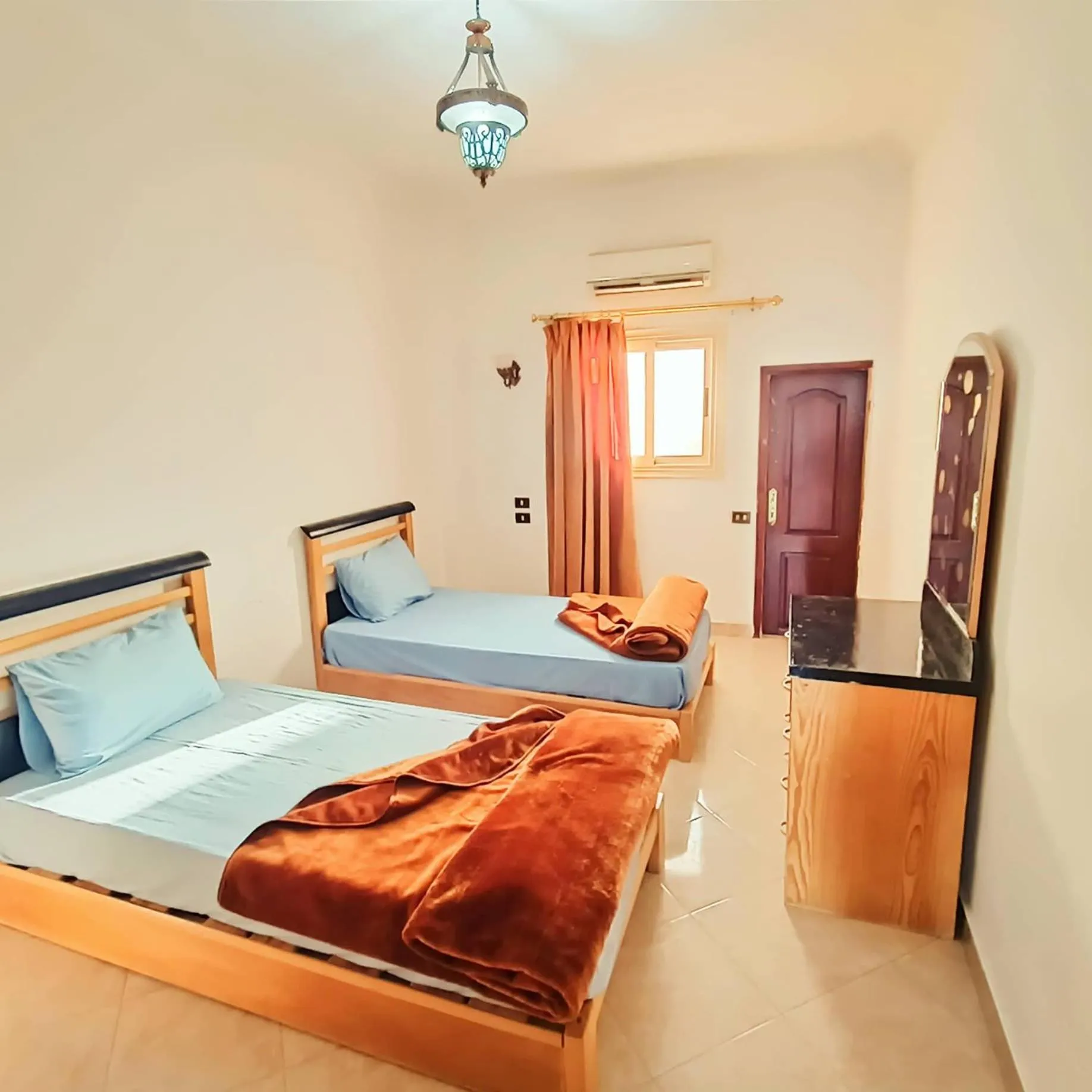 Bed in Lucky palace Dahab