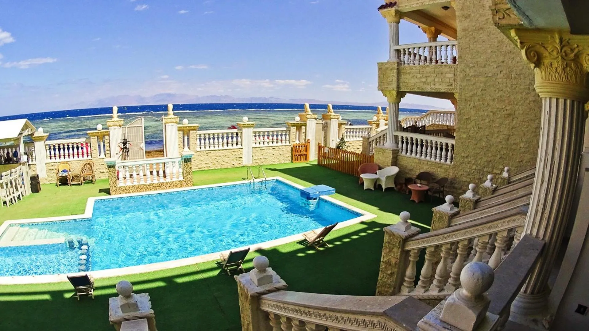 Pool view in Lucky palace Dahab