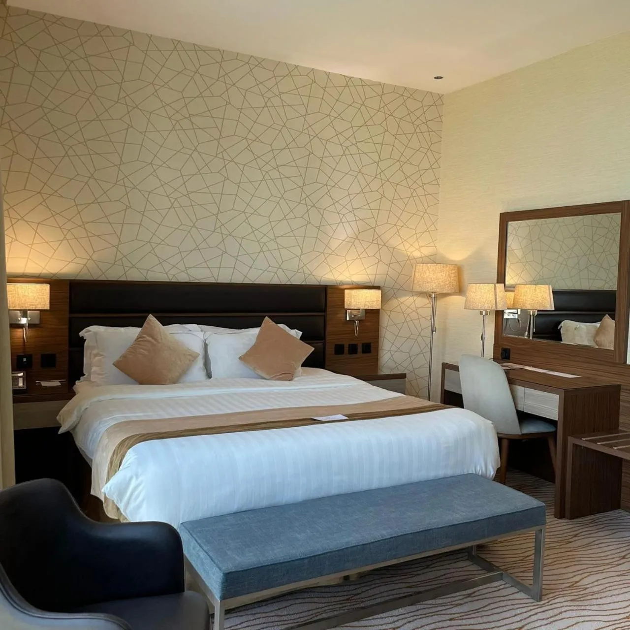 Bed in Rio Hotel Olaya