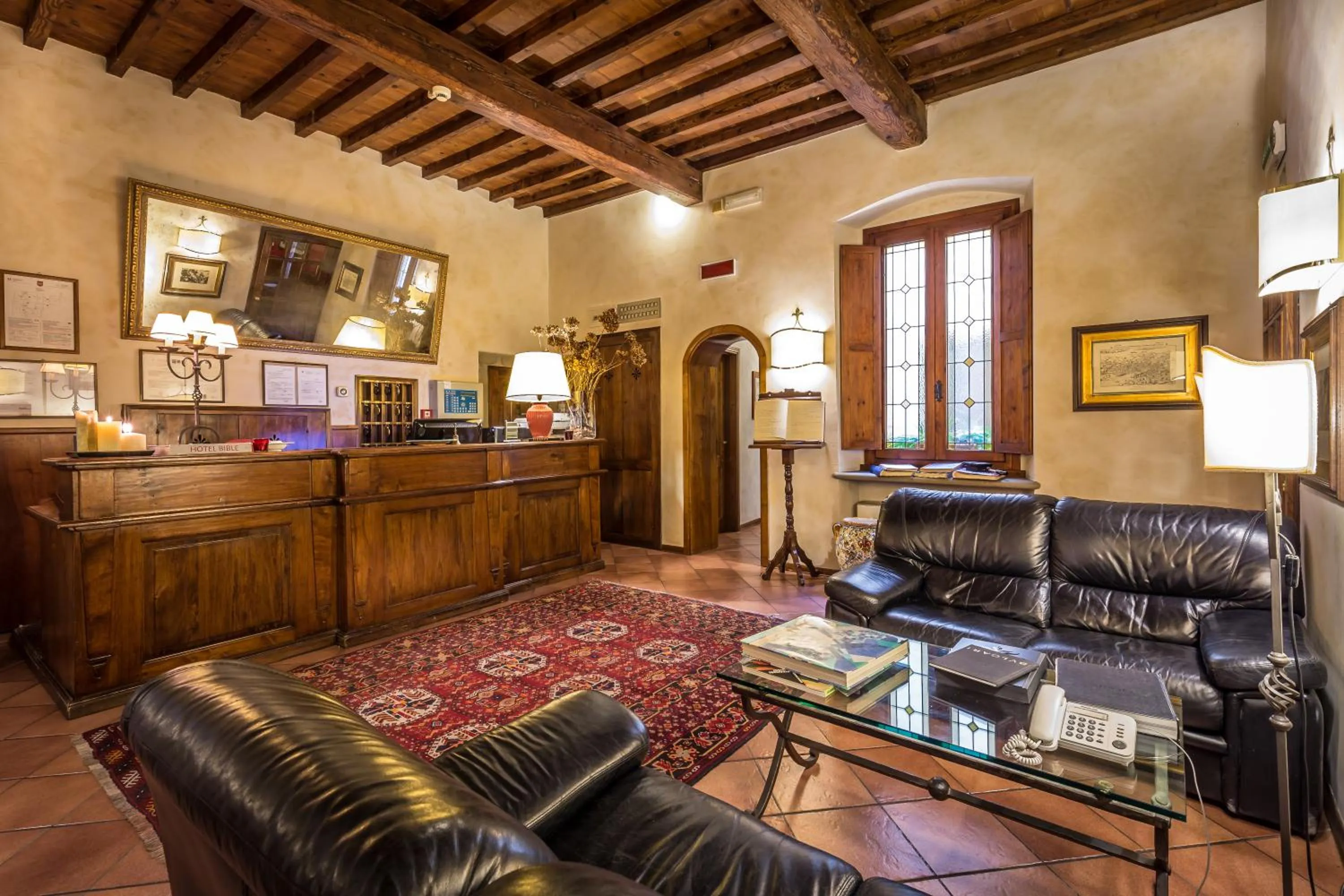 Lobby or reception in Hotel Mario's