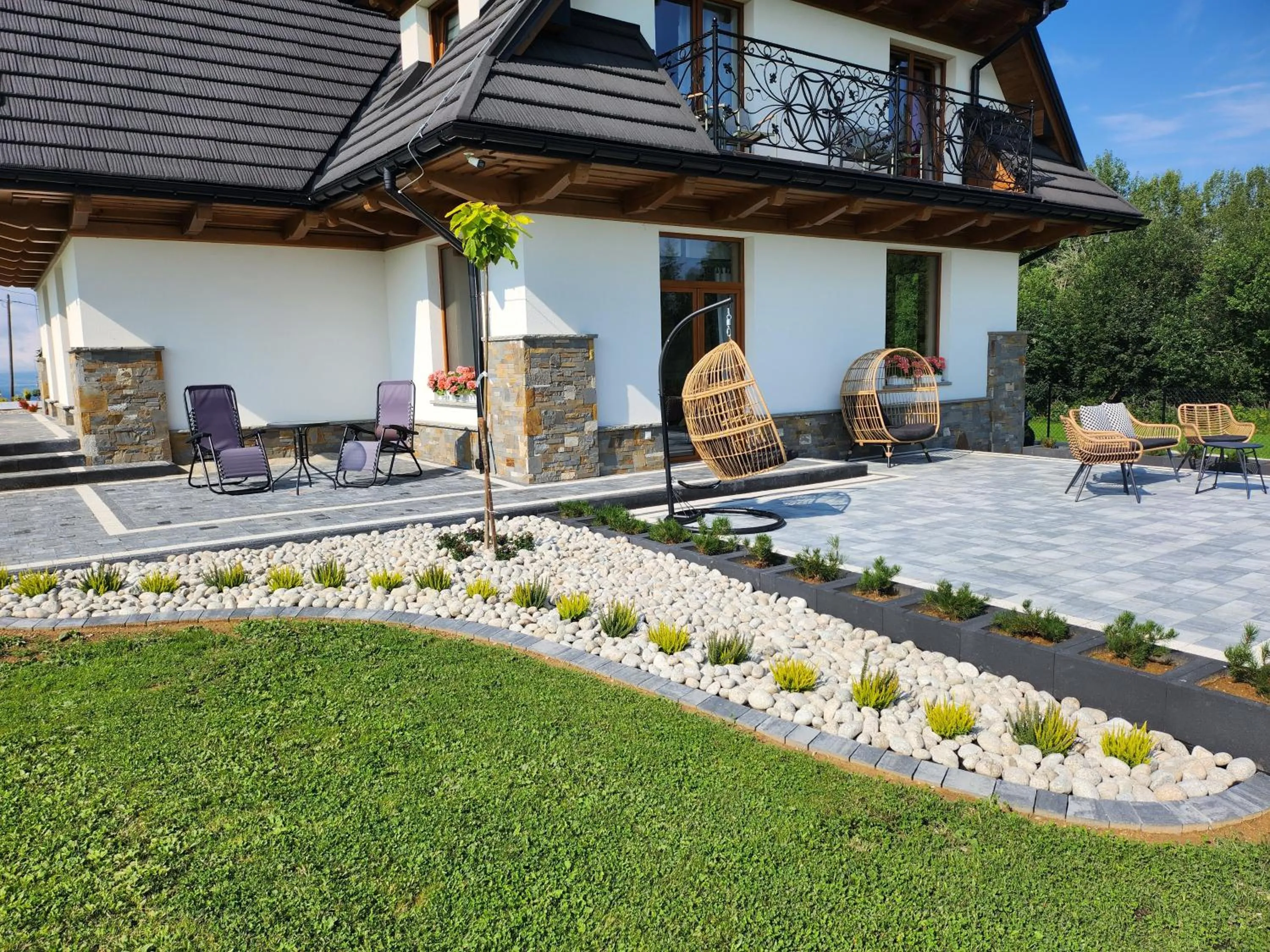 Property building in Dworek nad Jałowcami z Jacuzzi