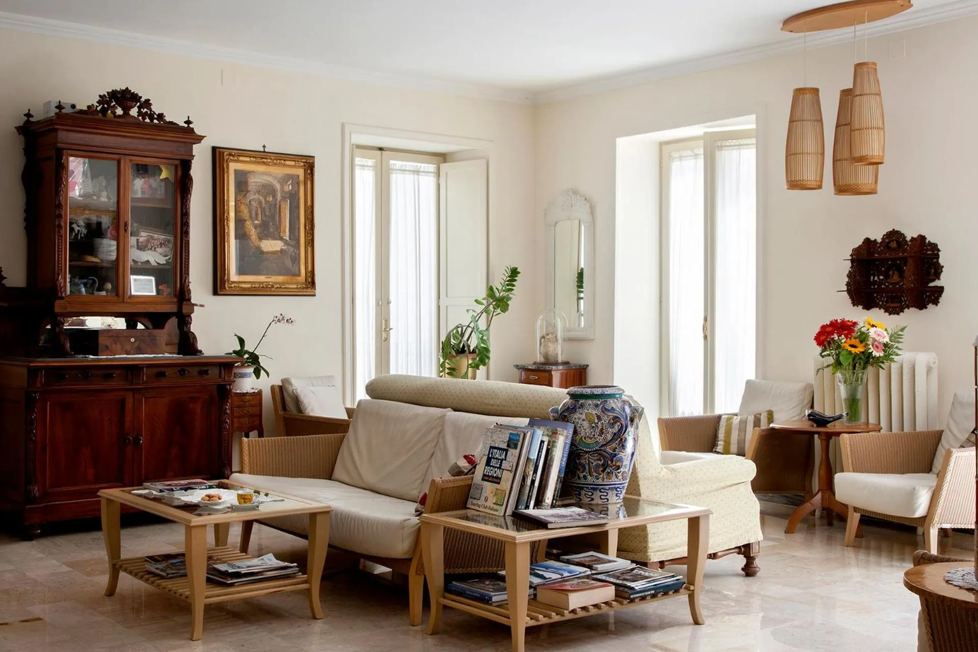 Living room in Hotel Del Corso