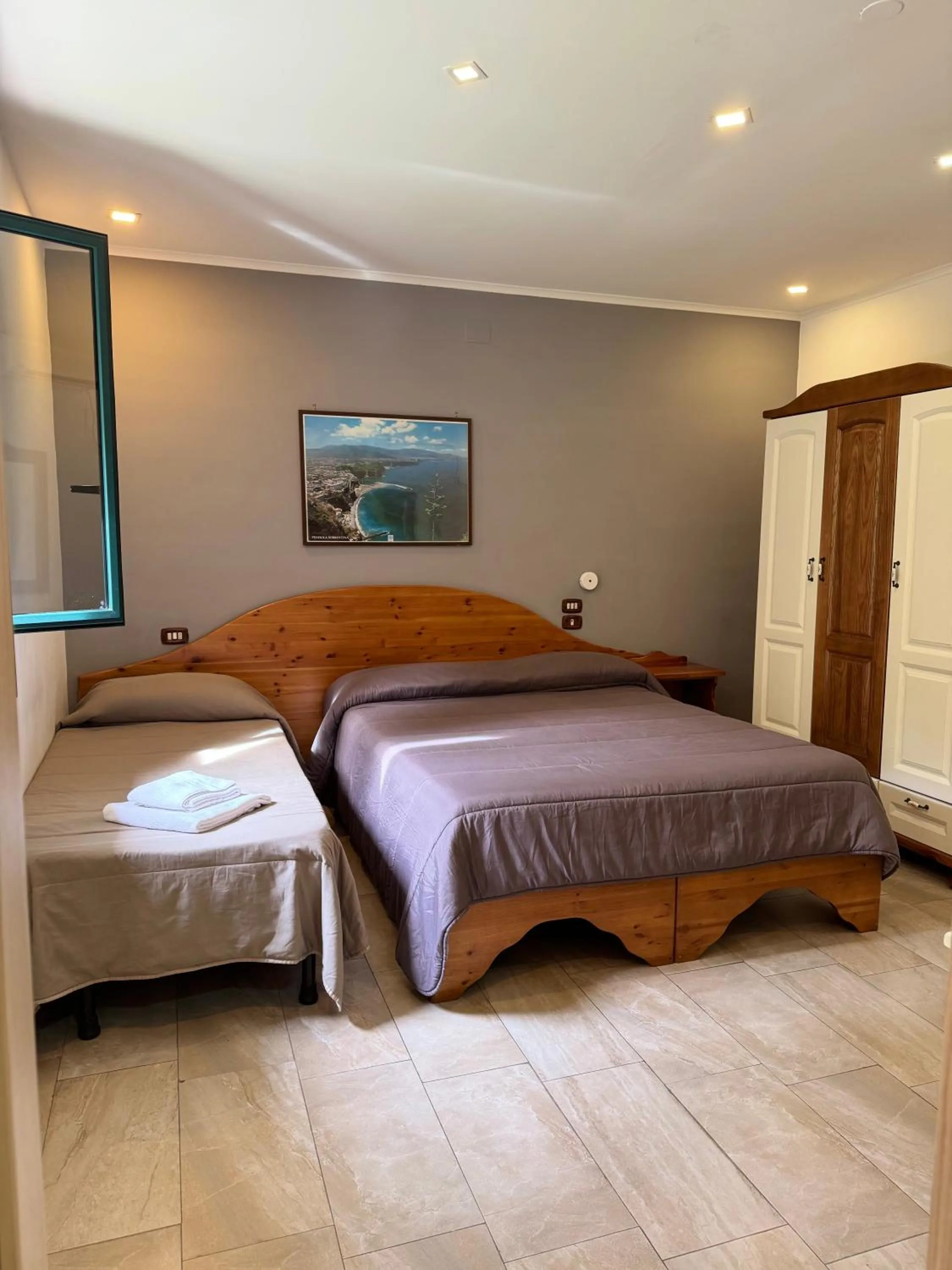 Bed in Hotel Federico II